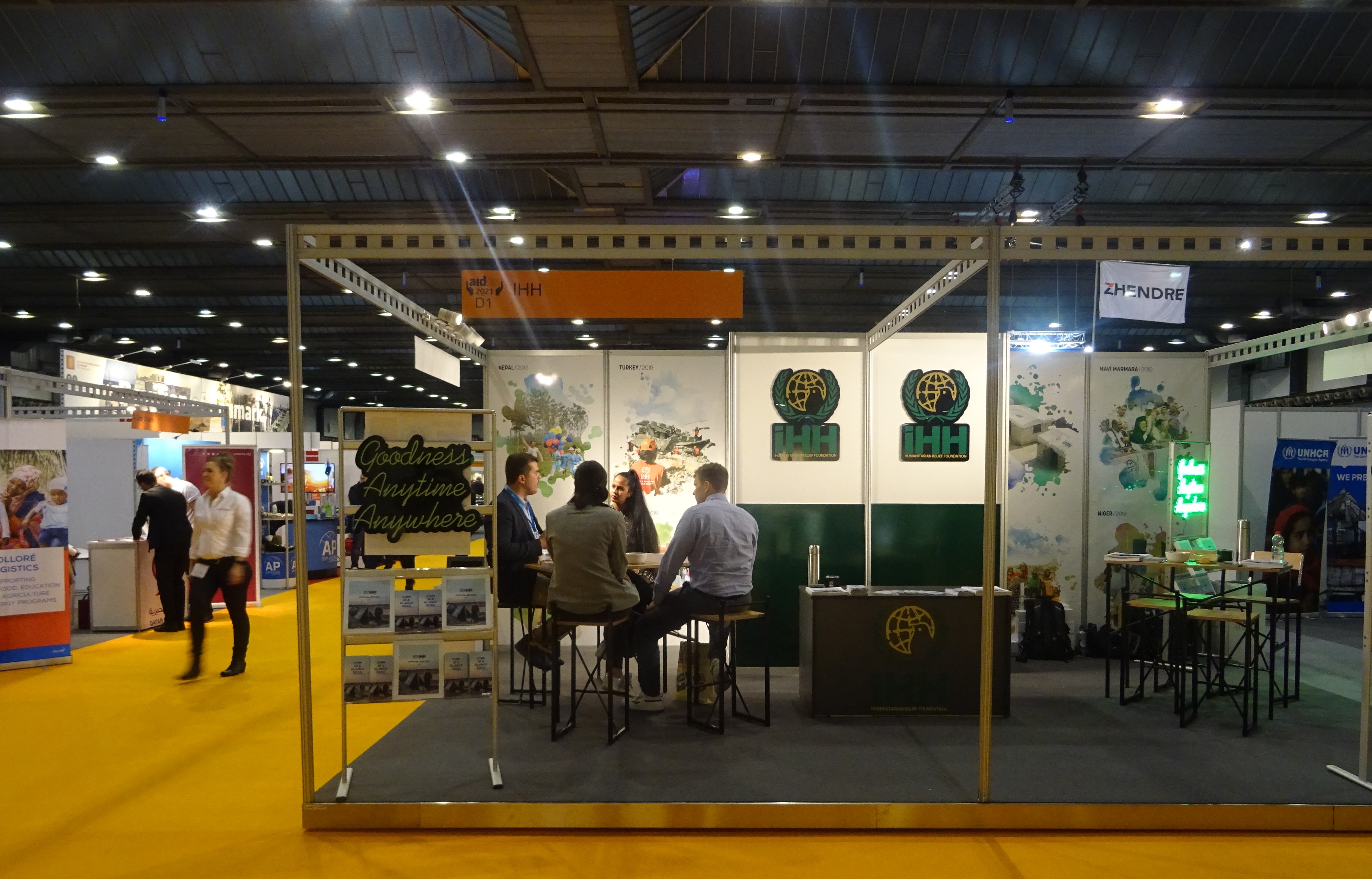 Stand of IHH from Turkey at AIDEX