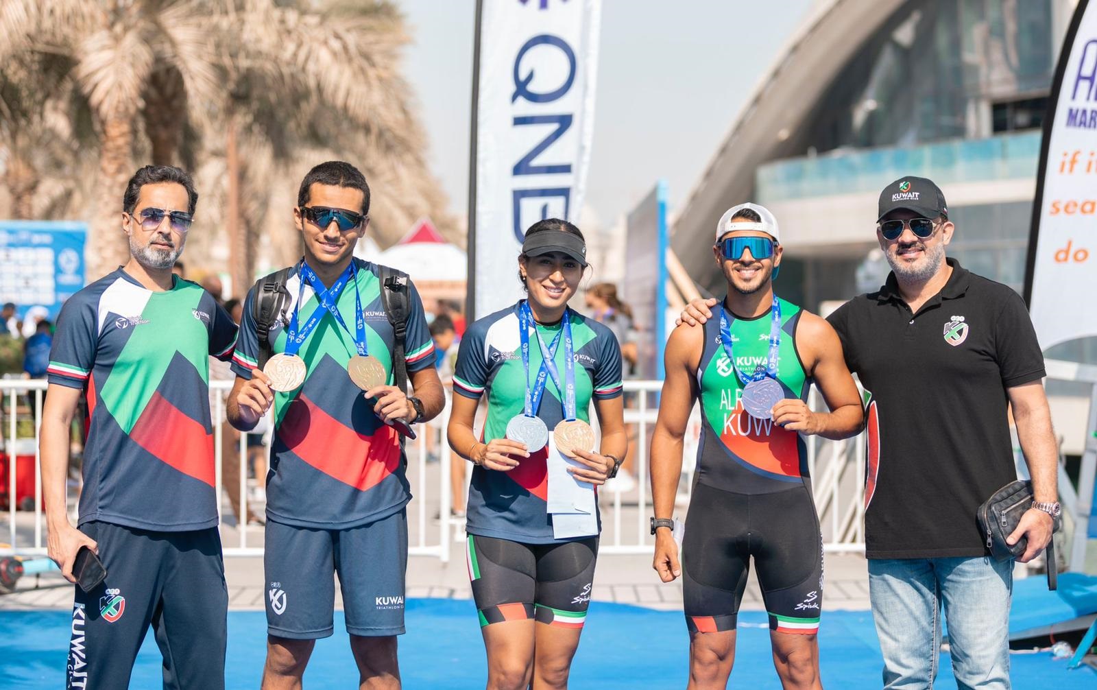 Kuwait grabs 5 medals at '21 Asia Triathlon Cup Doha