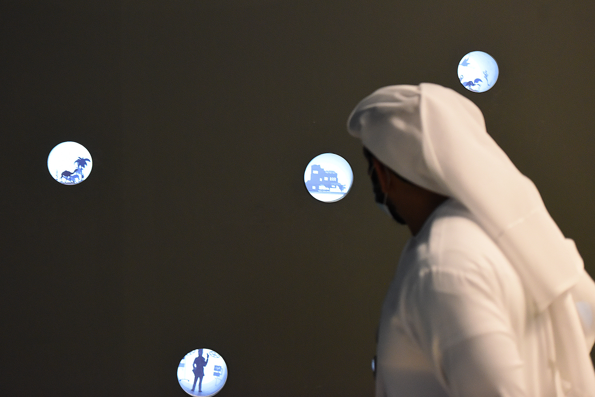 Kuwait's most prominent landmarks showcased on the screened wall