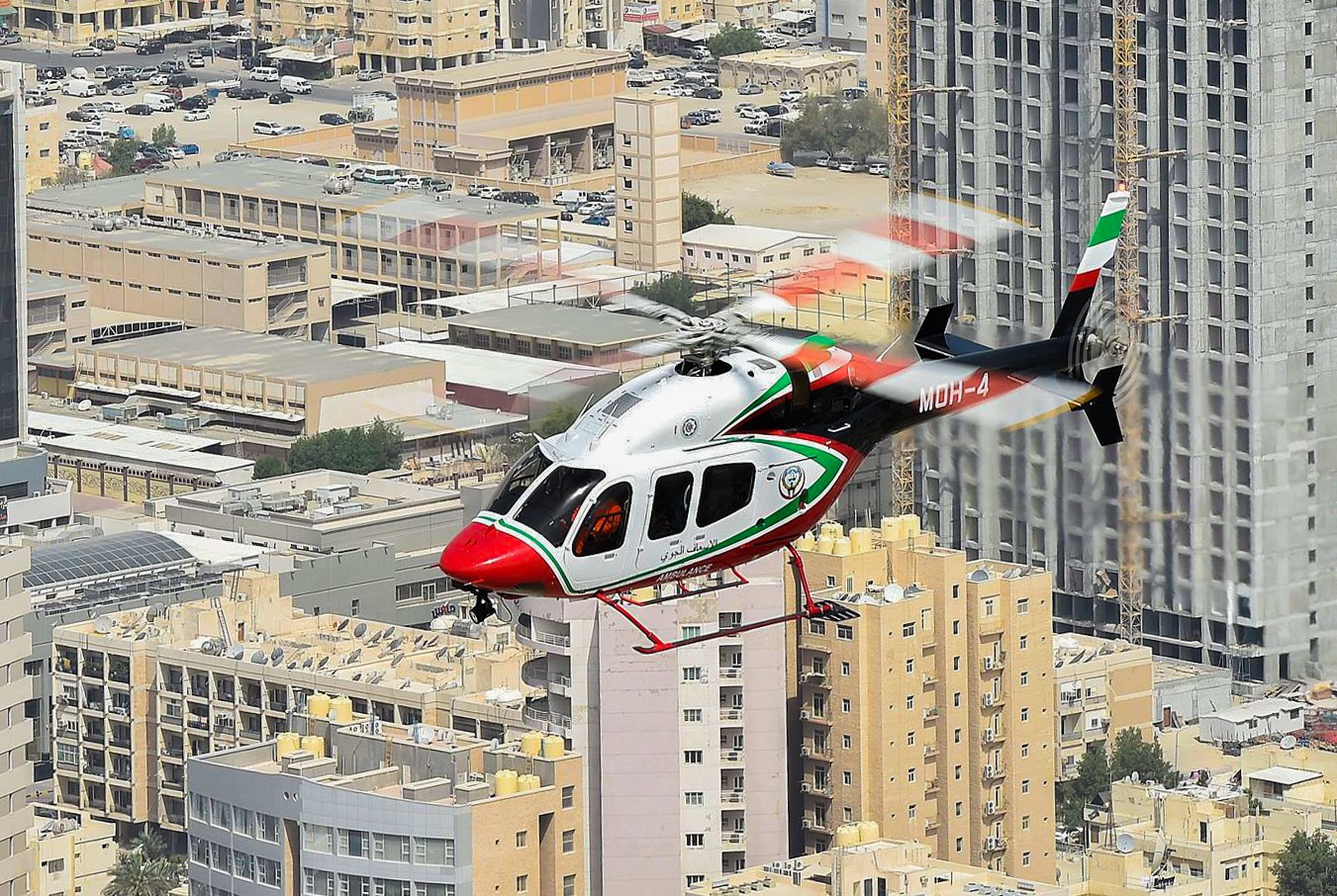 Helicopters reach areas faster than ambulances