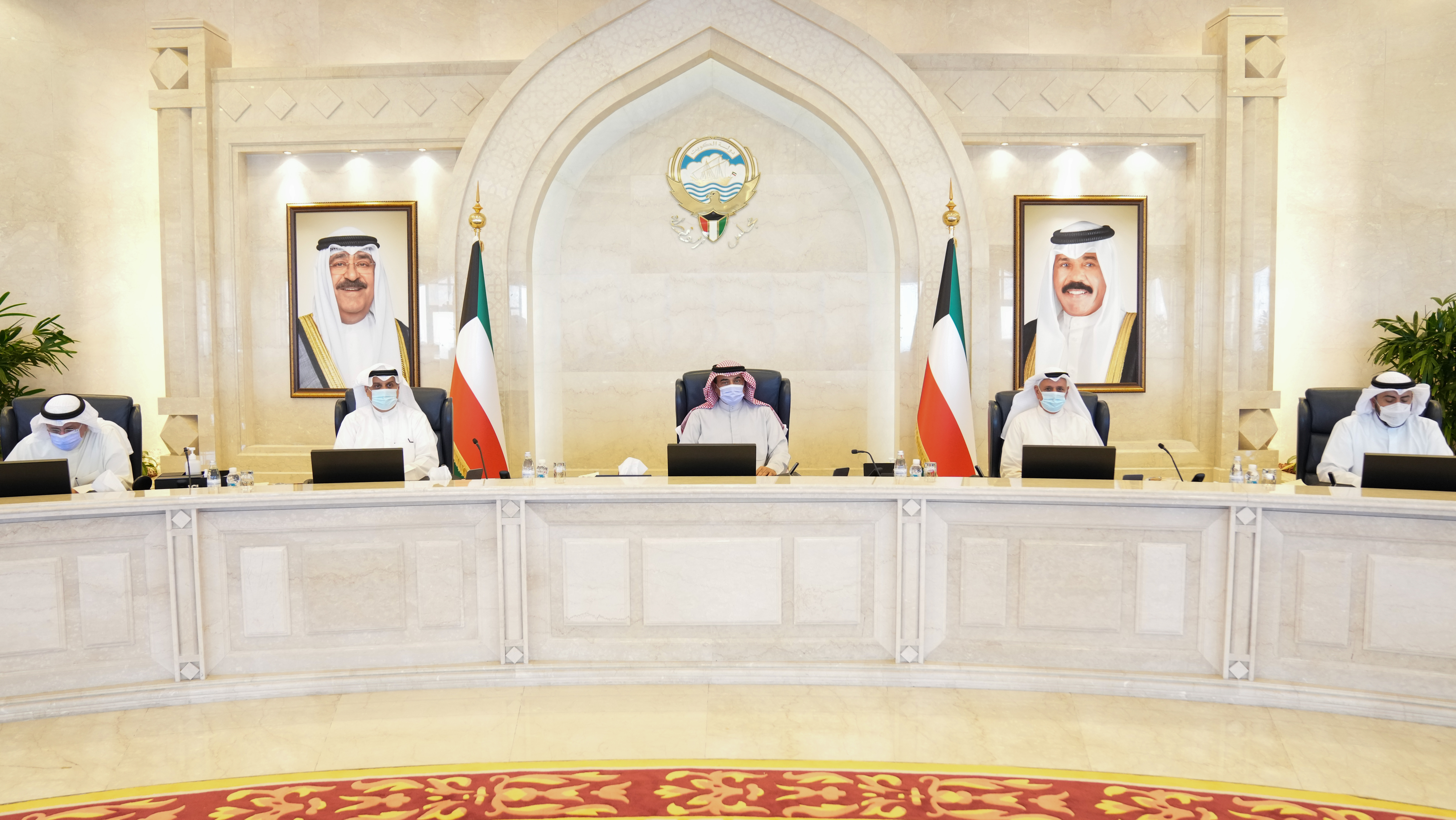 جانب من اجتماع مجلس الوزراء