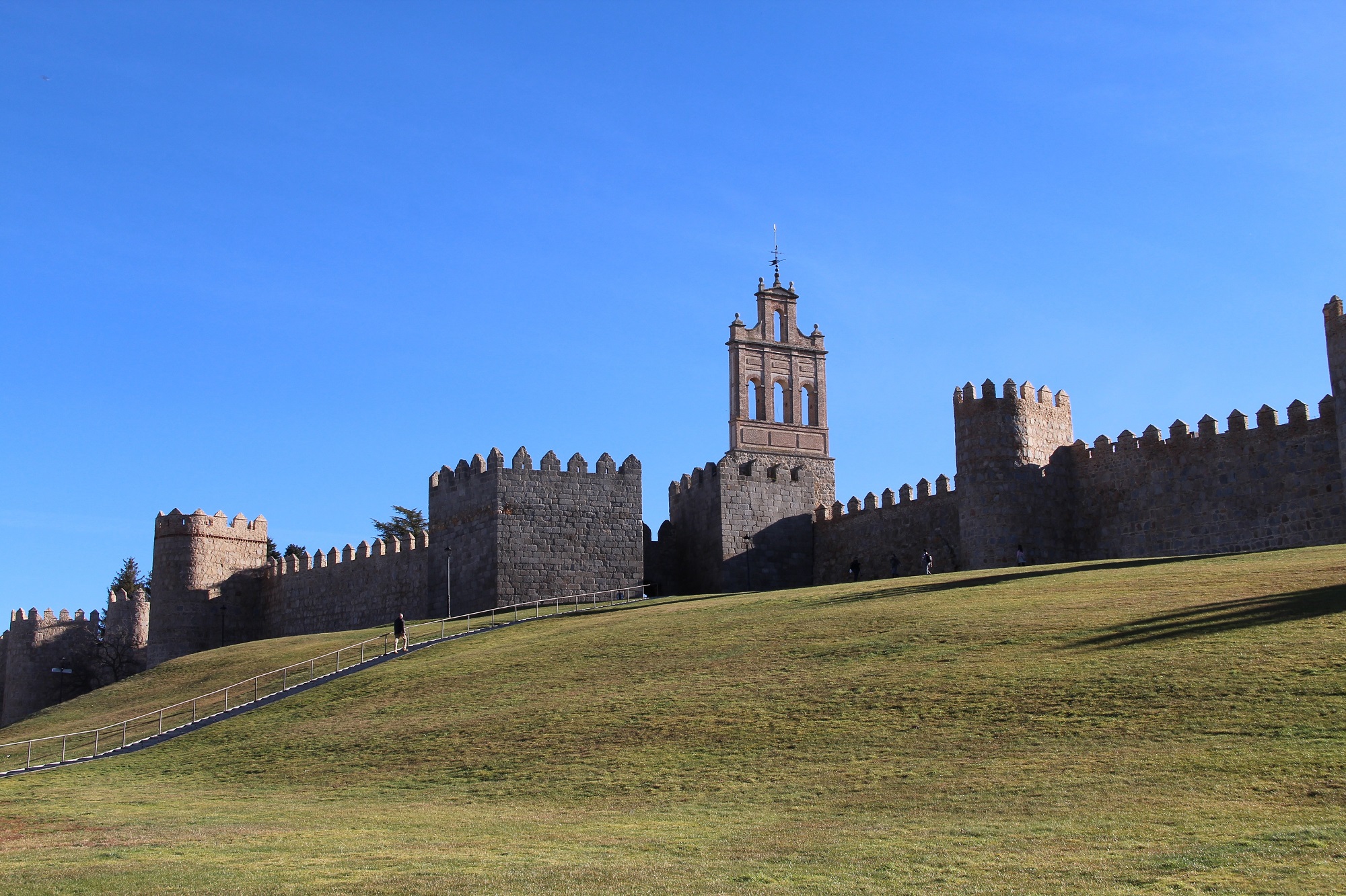 (Avila) city keeps its finest medieval fortified walls