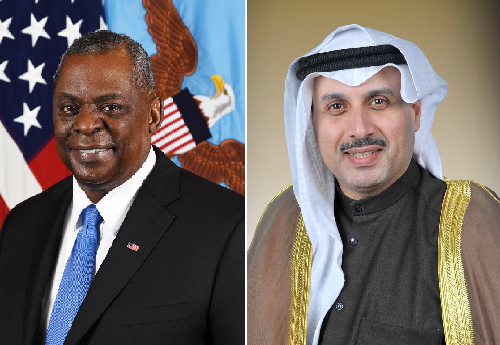 وزير الدفاع الكويتي يتلقى اتصالا من نظيره الأمريكي مهنئا إياه بأعياد الكويت الوطنية                                                                                                                                                                       