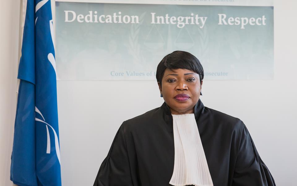 The International Criminal Court's chief prosecutor Fatou Bensouda