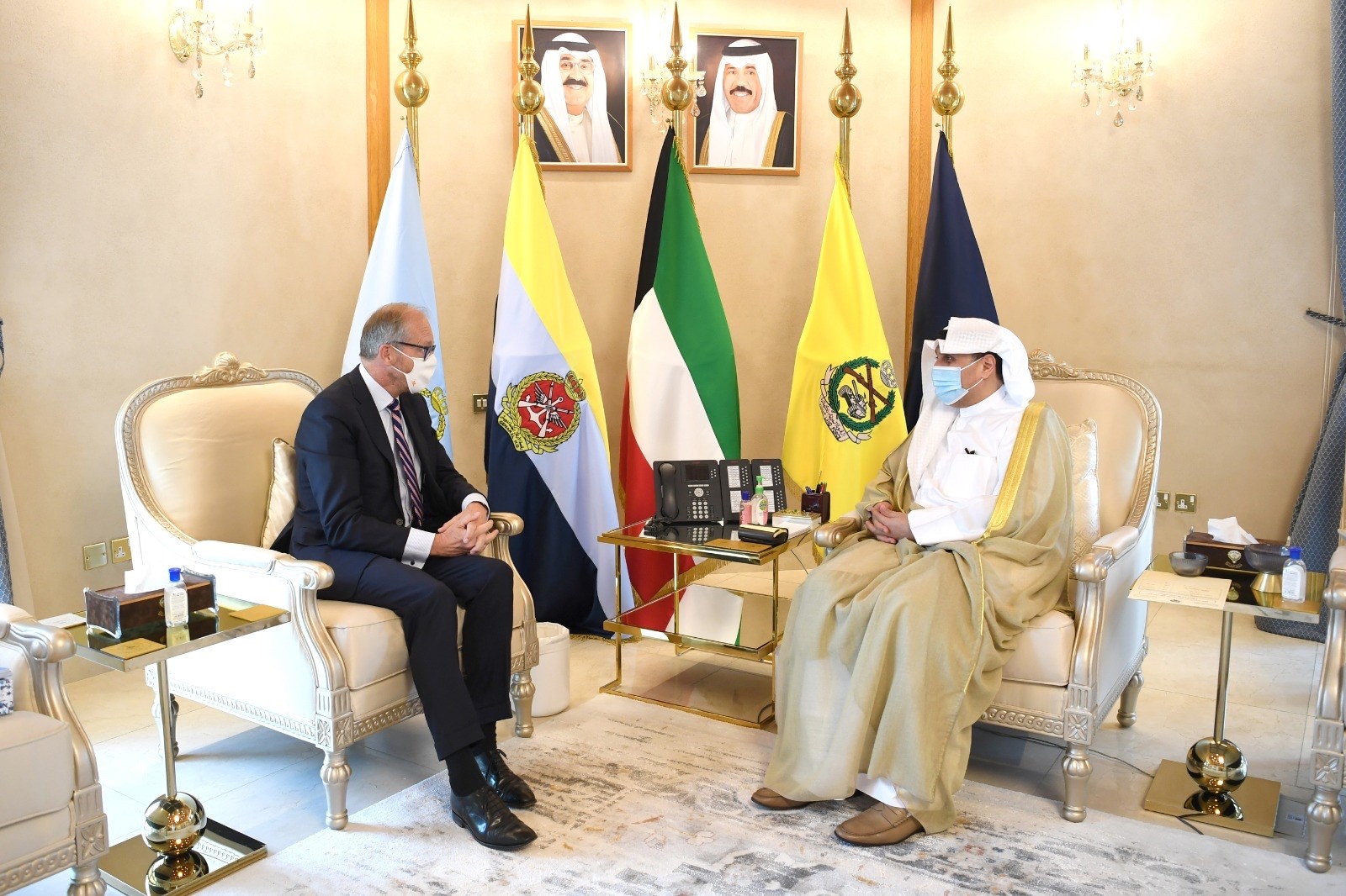 Kuwait DM, Dutch ambassador discuss cooperation