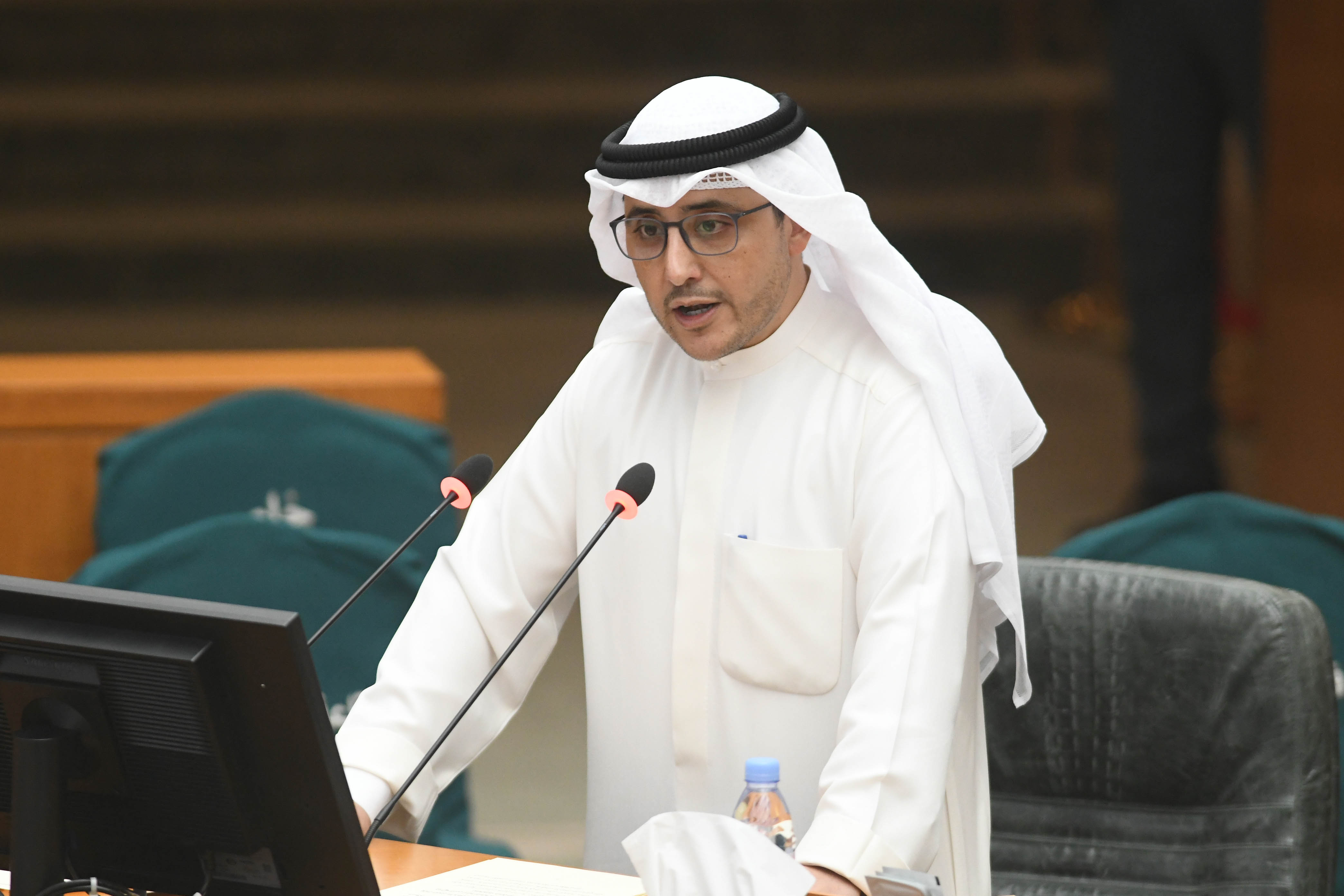 وزير الخارجية ووزير الدولة لشؤون مجلس الوزراء الشيخ الدكتور أحمد ناصر المحمد الصباح