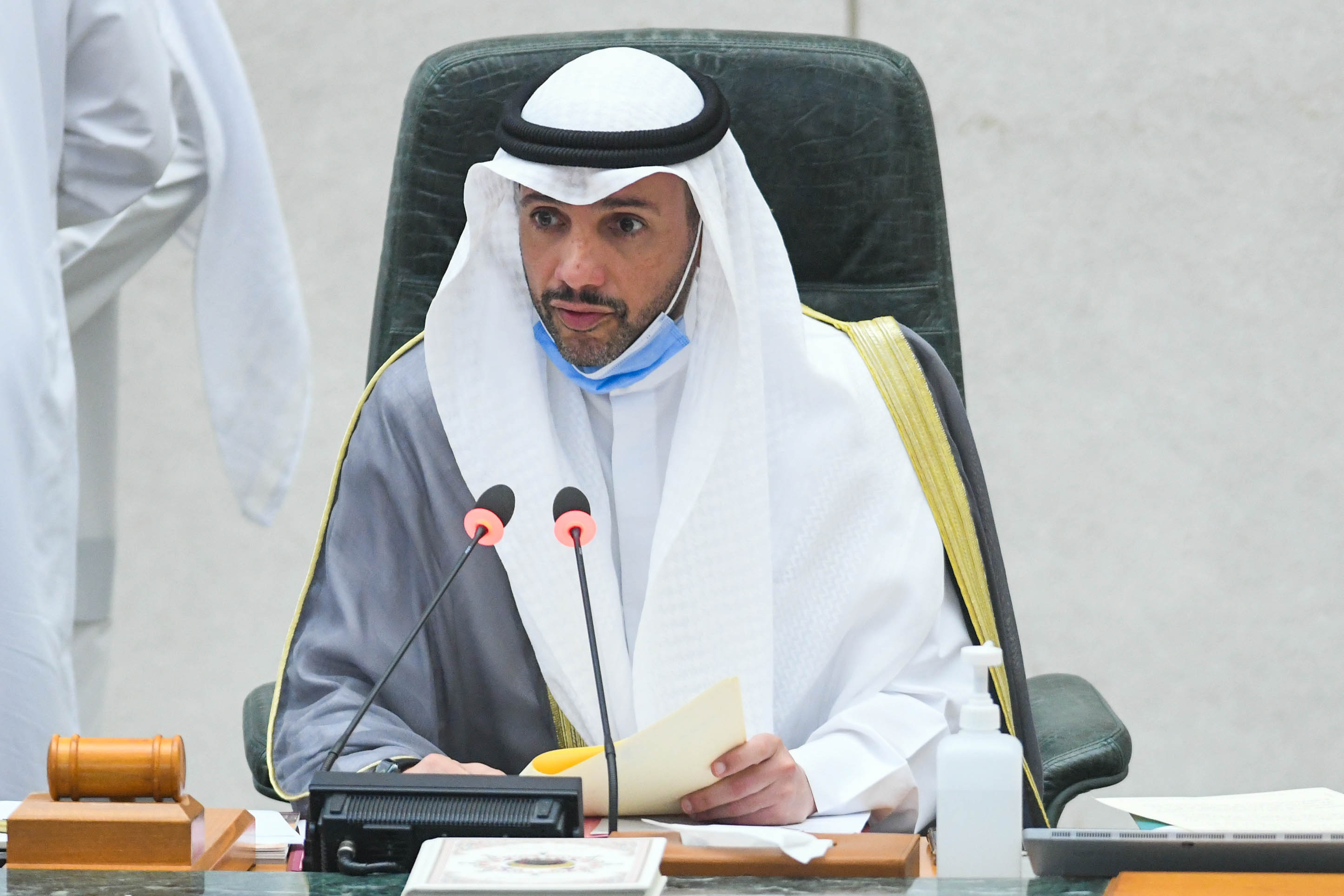 Parliament Speaker Marzouq Ali Al-Ghanim