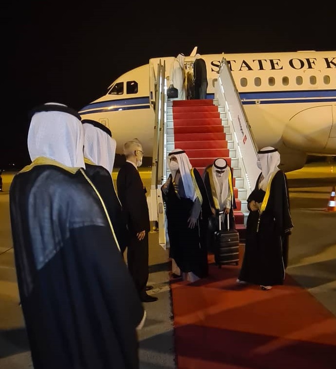 Kuwait's Foreign Minister Sheikh Dr. Ahmad Nasser Al-Mohammad Al-Sabah starts official visit to Algeria