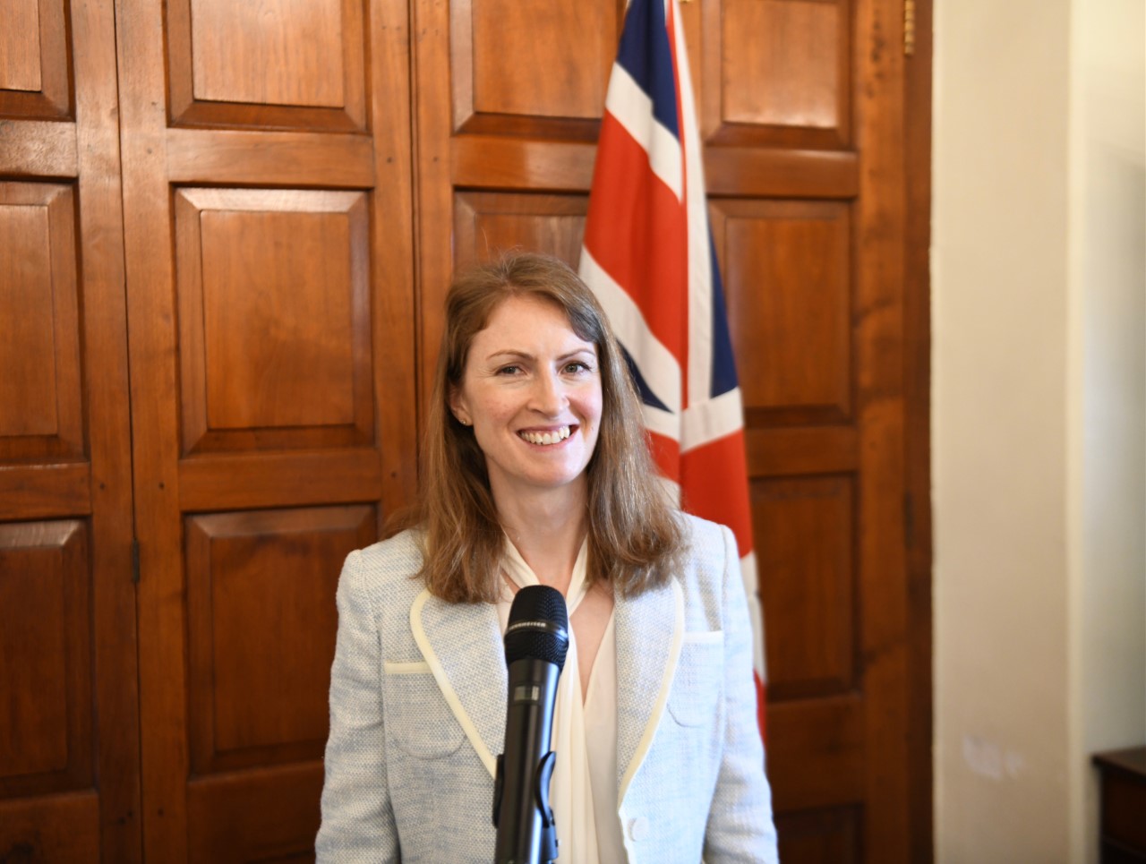 UK's ambassador to Kuwait Belinda Lewis
