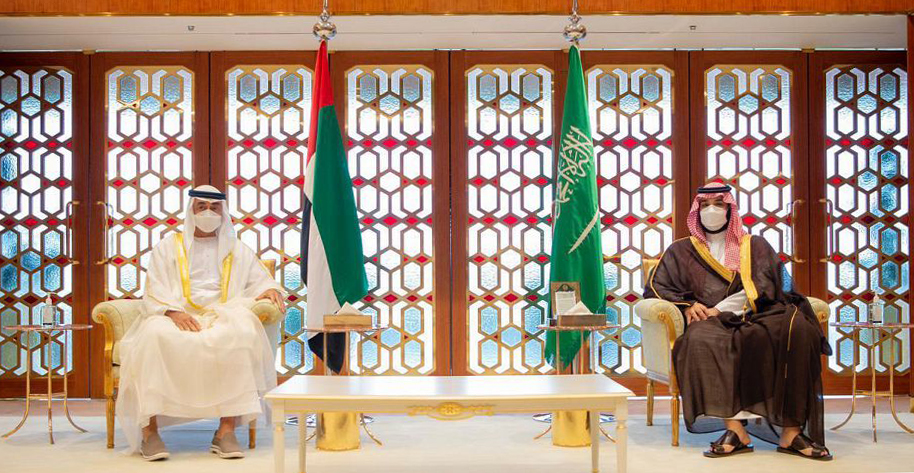 Saudi Crown Prince and Abu Dhabi’s Crown Prince discuss relations
