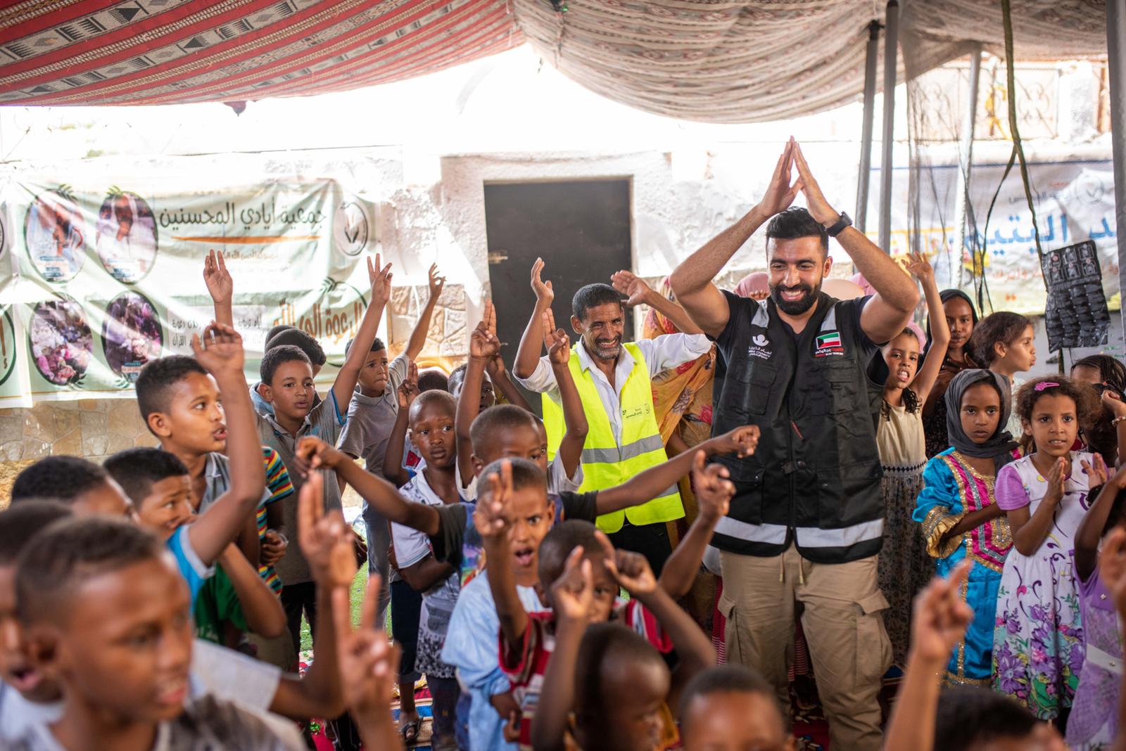 Traveler Youssef Al-Rashed on one of his volunteer trips