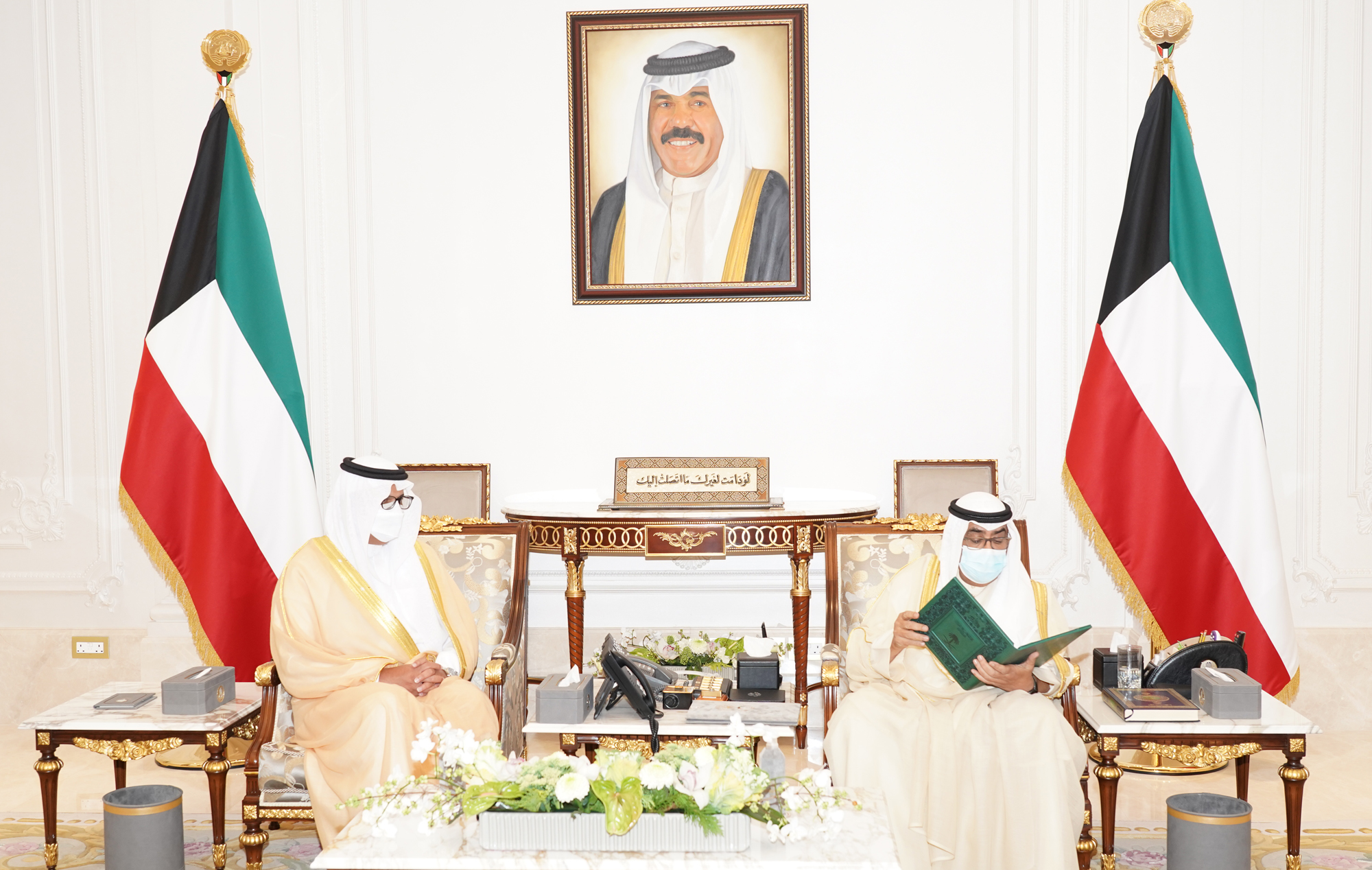 HH the Crown Prince received a letter from his Saudi counterpart handed to him by Prince Sultan bin Saad Al-Saud