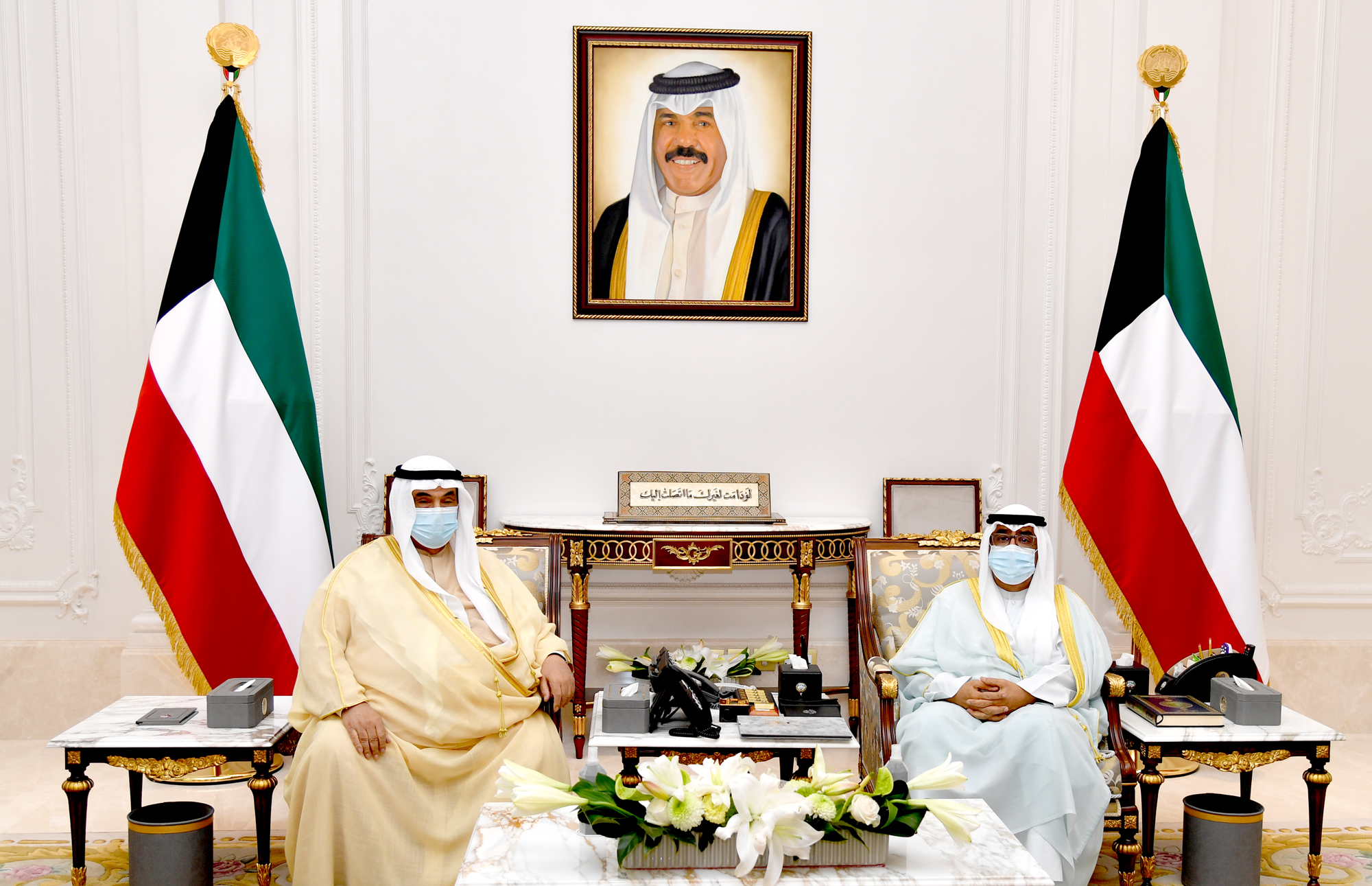 HH the Crown Prince received HH Sheikh Nasser Al-Mohammad Al-Ahmad Al-Sabah