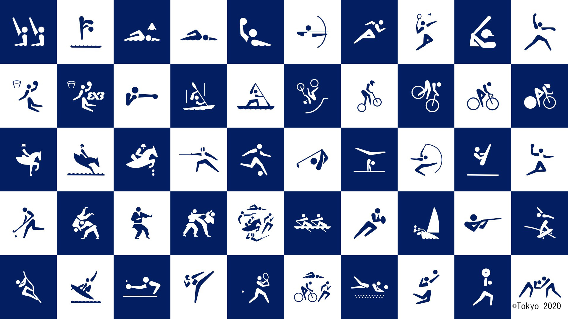 Pictogram in Tokyo Games
