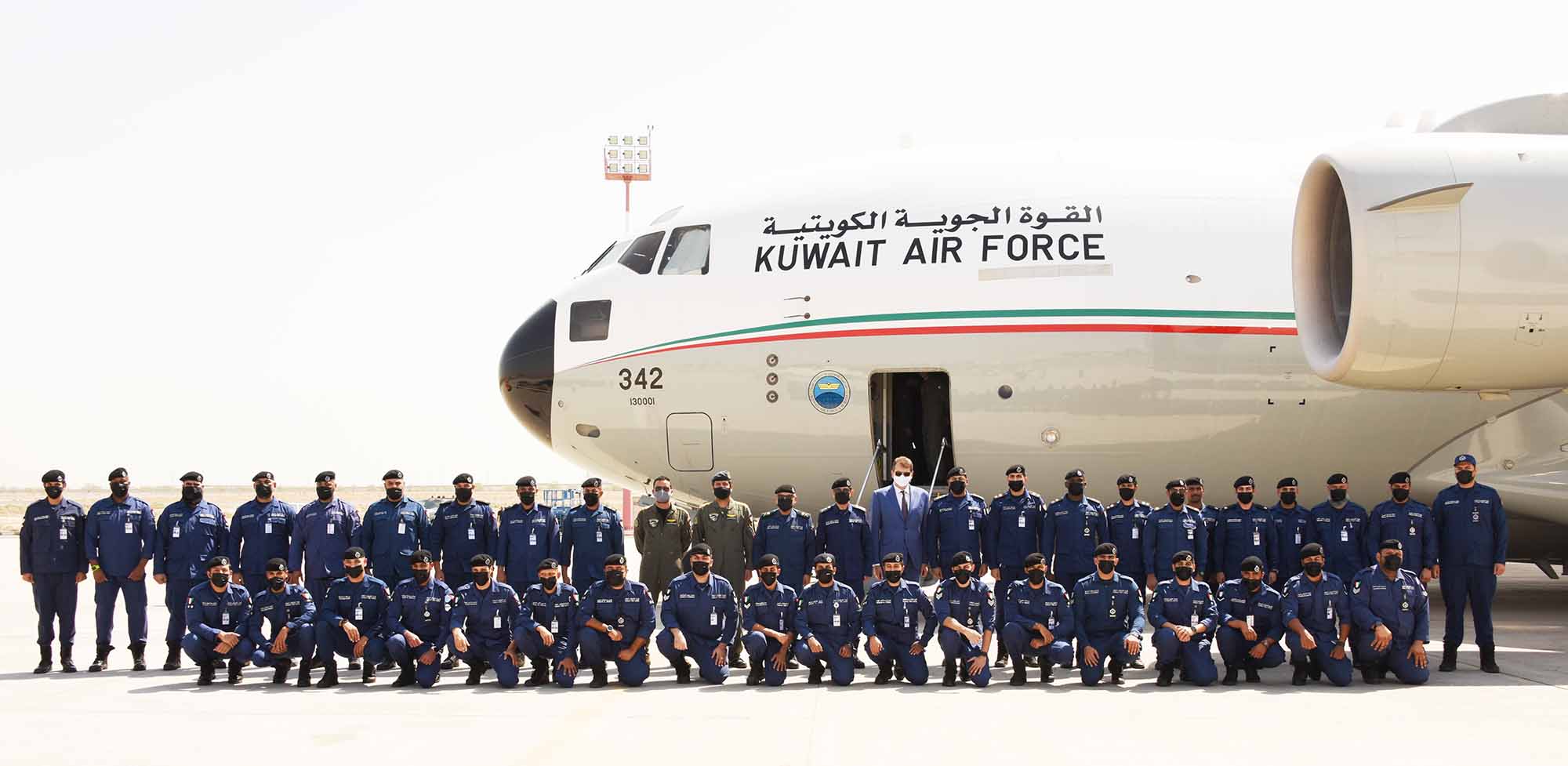 Kuwaiti army airplanes departures to Greece for help put out wildfires