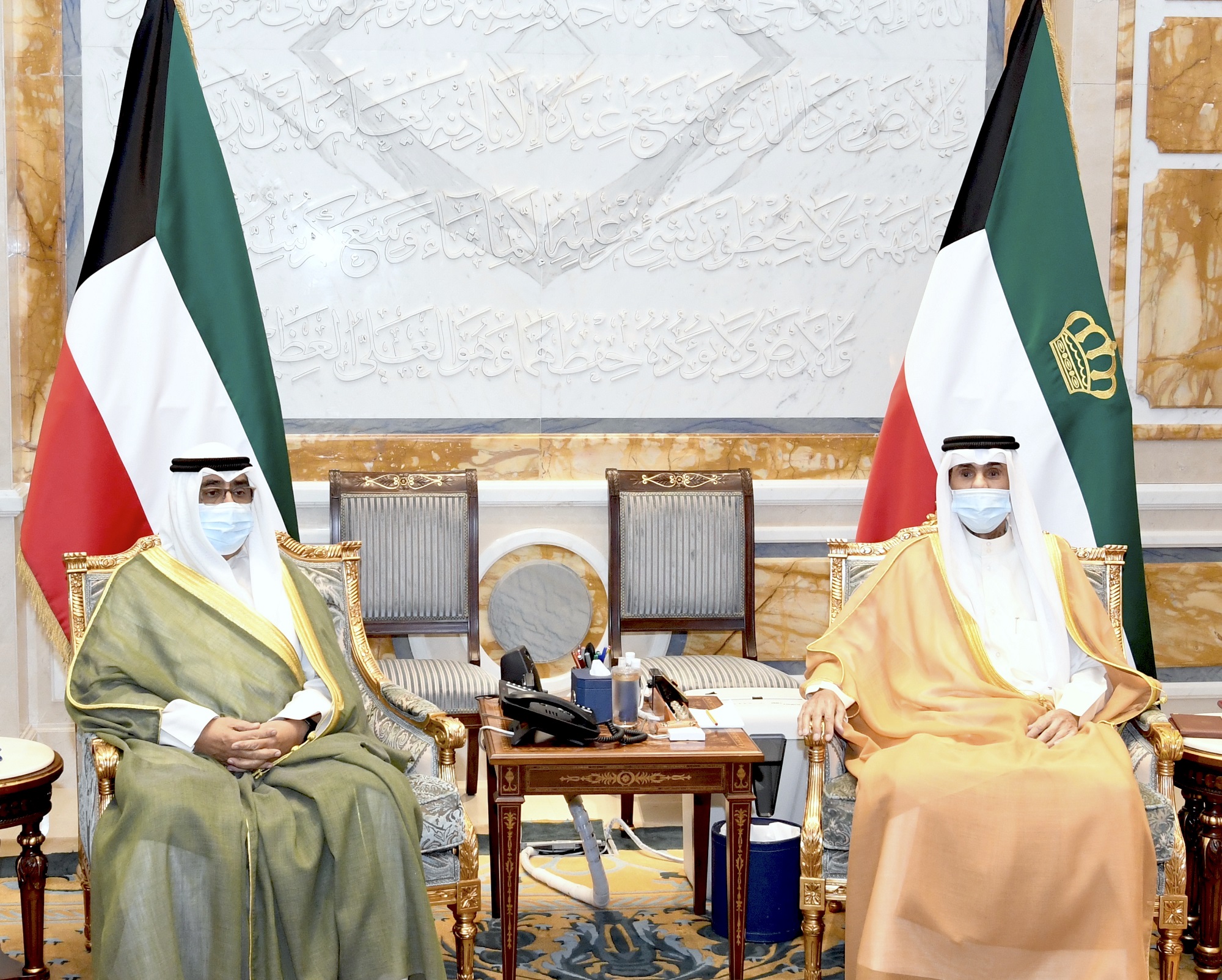 HH the Amir received HH the Crown Prince