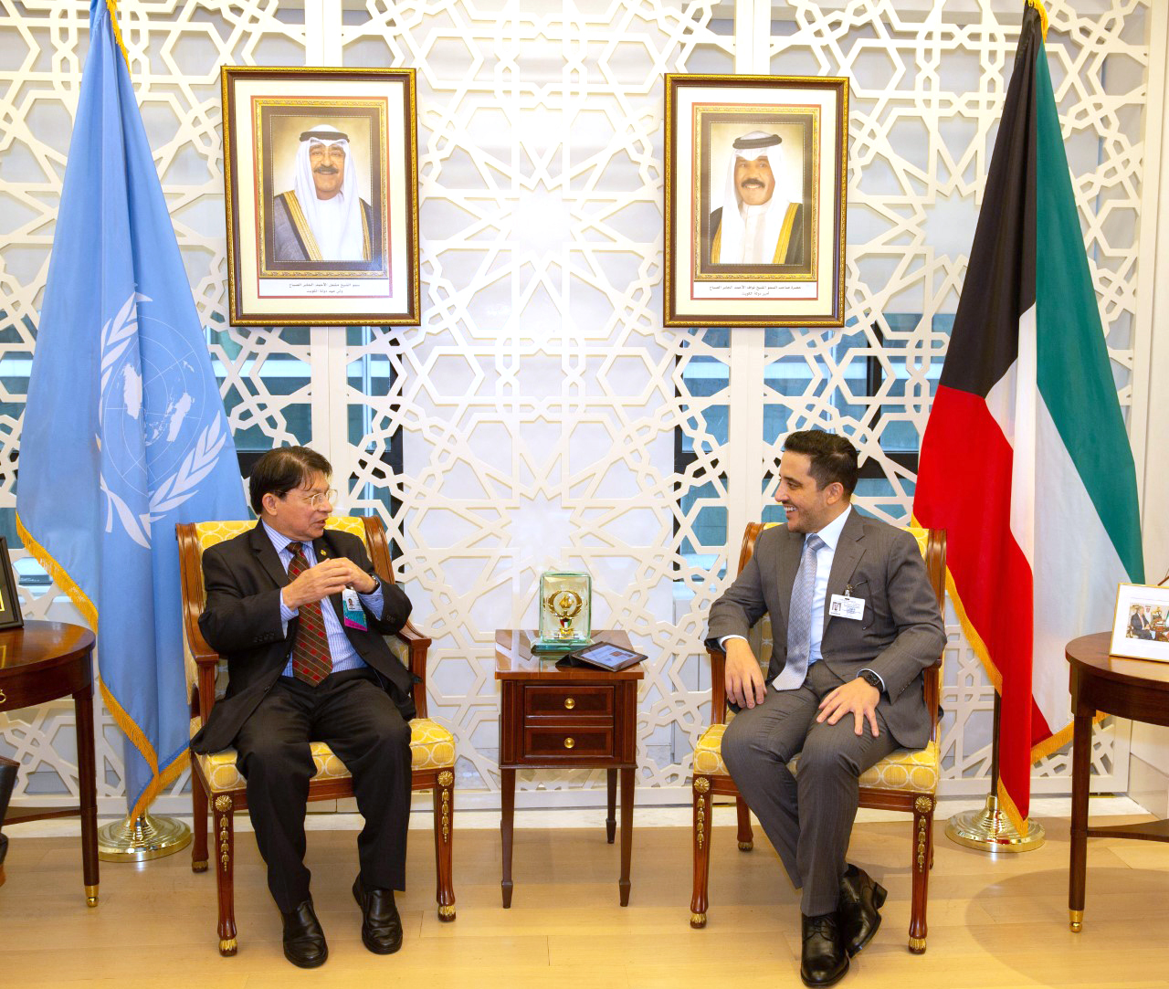 Kuwaiti Minister of Foreign Affairs meets Nicaragua's counterpart