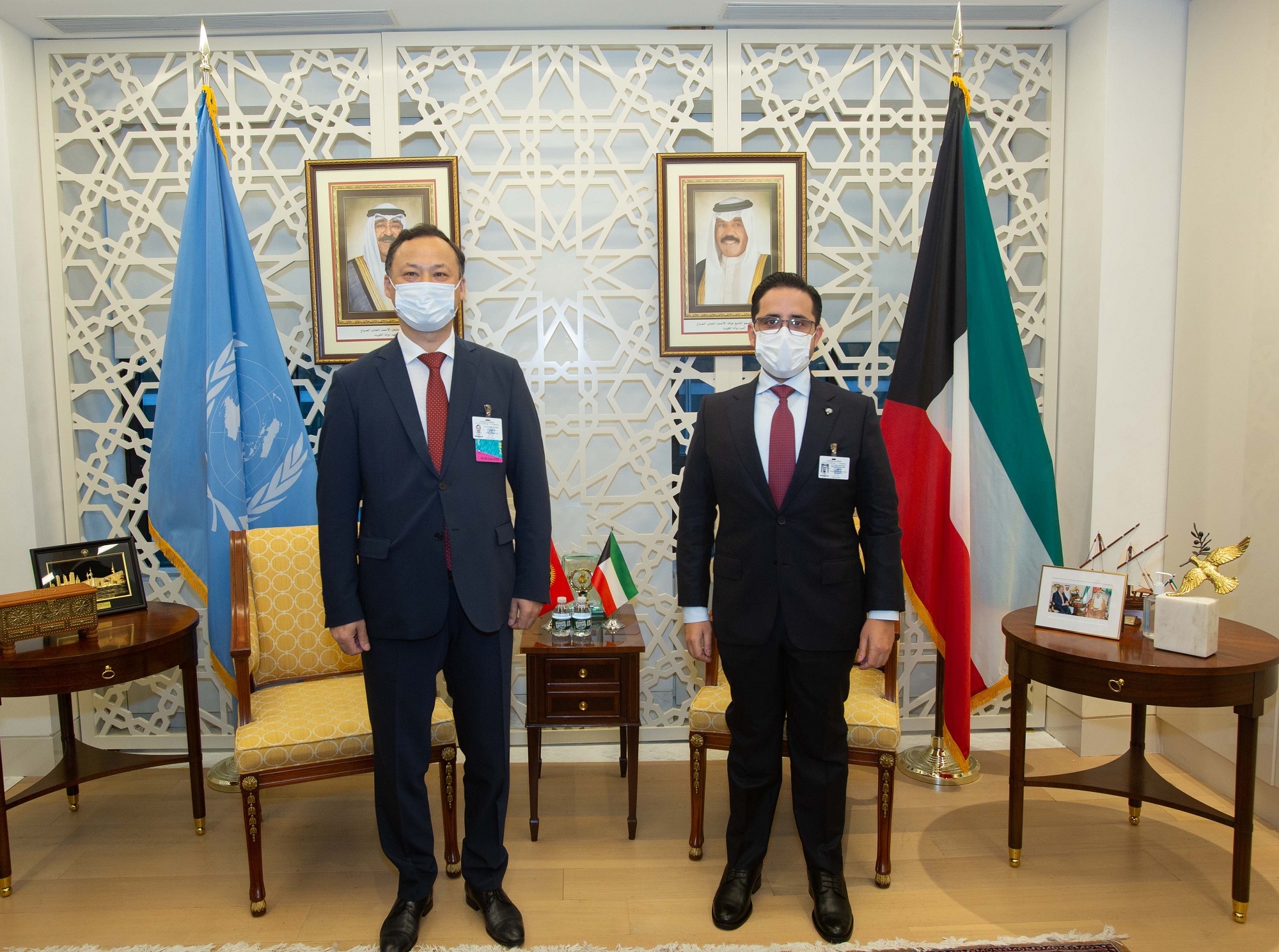 Kuwait Foreign Minister meets with Kyrgyzstan counterpart