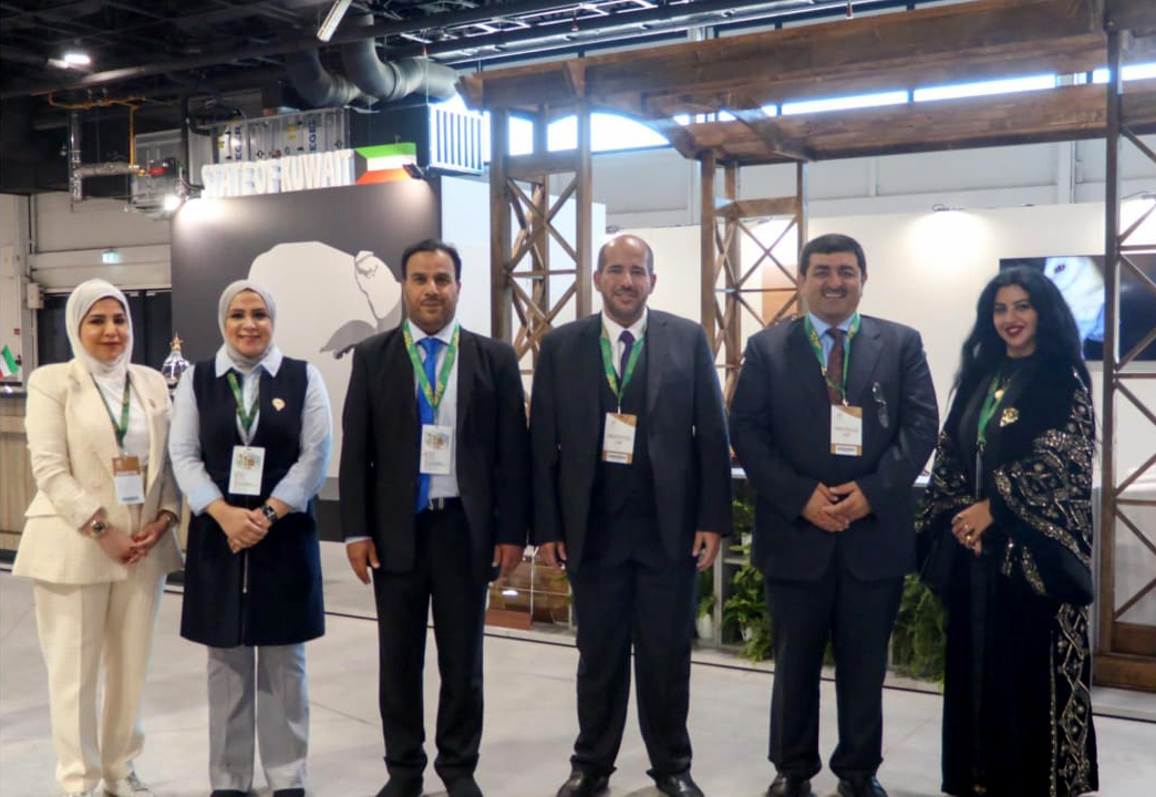 Kuwait Environment Public Authority Director-General, Sheikh Abdullah Al-Ahmad Al-Sabah and Ambassador to Hungary Saad Al-Asousi.