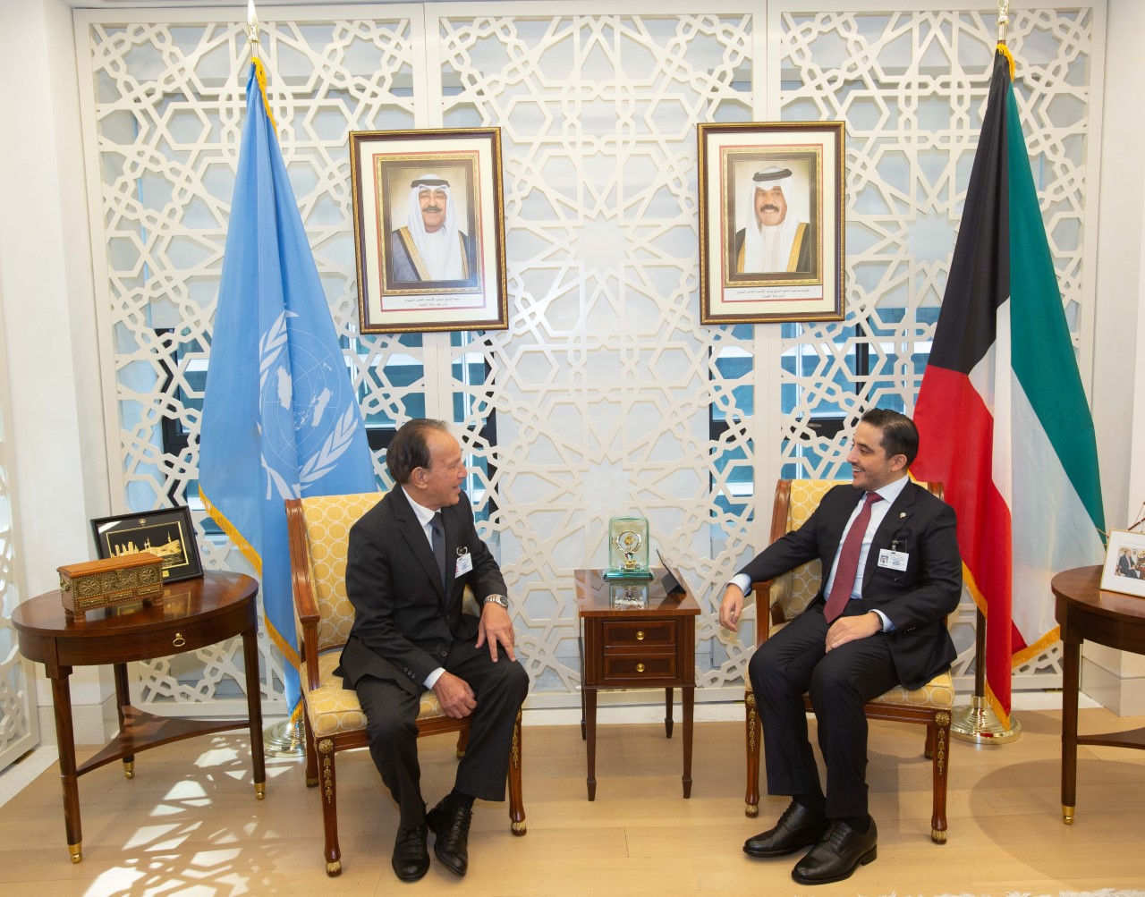 Kuwait Foreign Minister meets with Nepalese counterpart