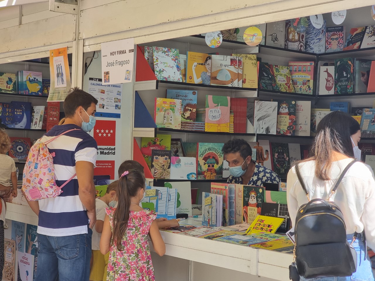 International Book Fair in Madrid attracted people of all ages