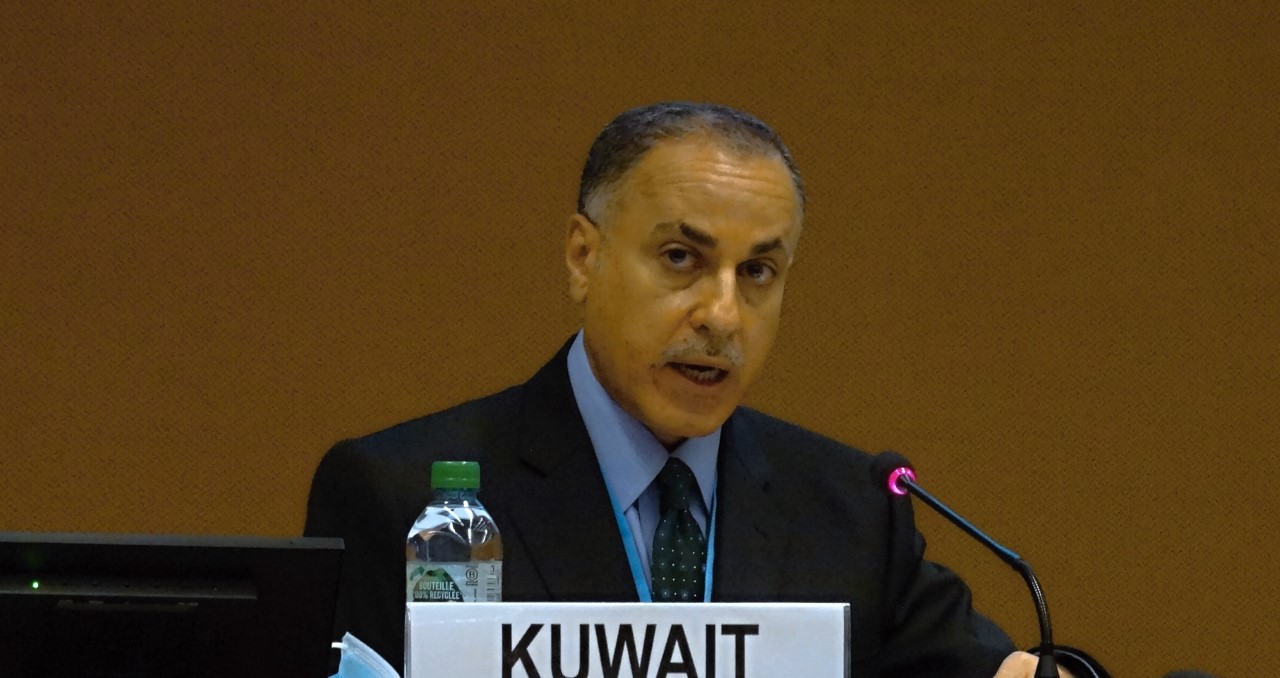 Kuwaiti permanent delegate to the UN Ambassador Jamal Al-Ghunaim