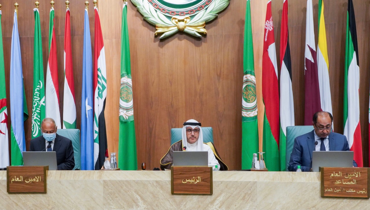 Kuwait's Foreign Minister presides the 156th regular ministerial session of the Arab League