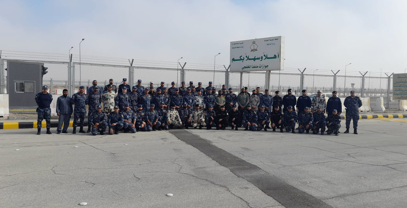 القوة الأمنية الكويتية تصل إلى السعودية للمشاركة في تمرين (أمن الخليج العربي 3)