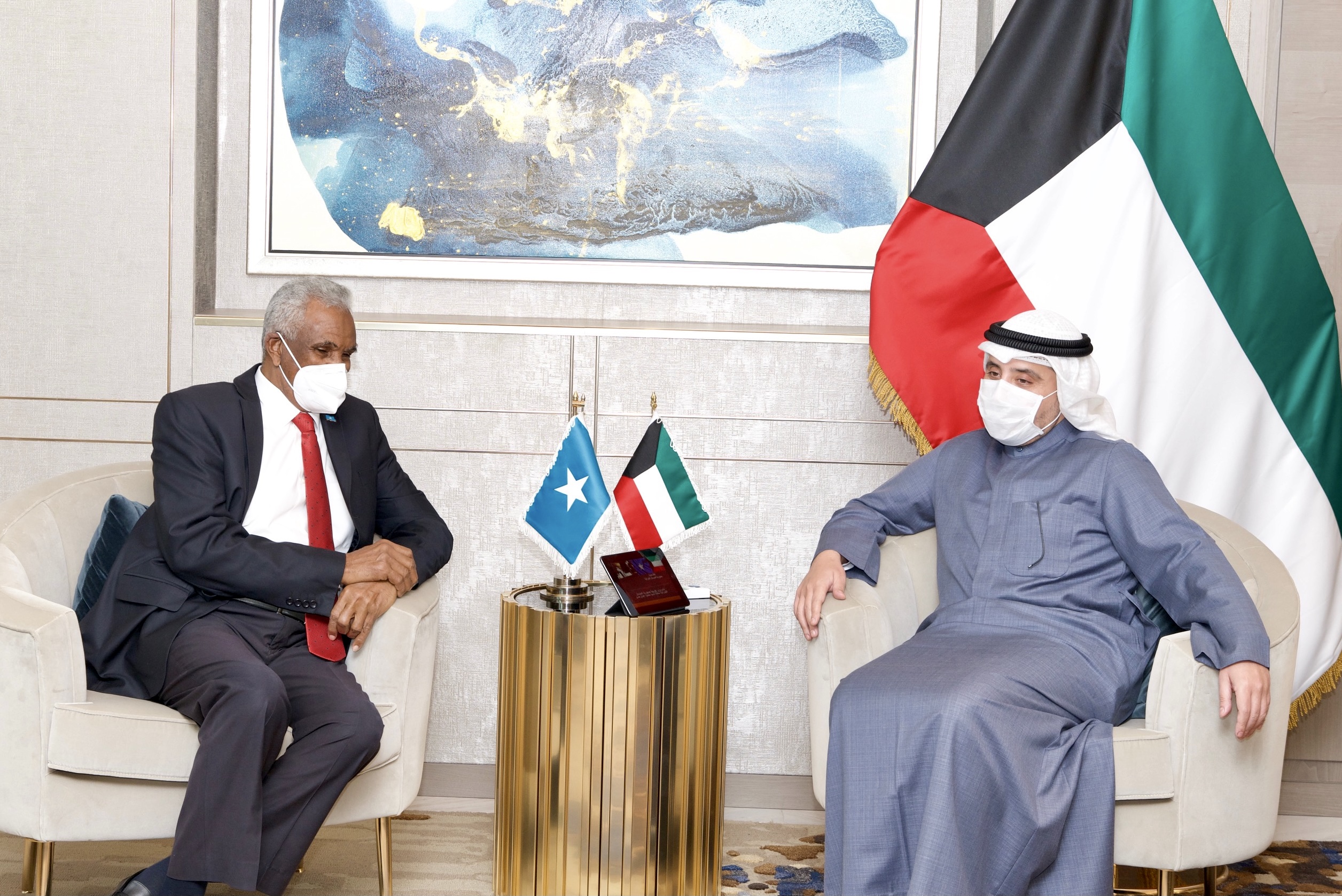 وزير الخارجية يبحث مع نائب وزير الخارجية الصومالي أبرز المستجدات والقضايا أمام الاجتماع التشاوري العربي
