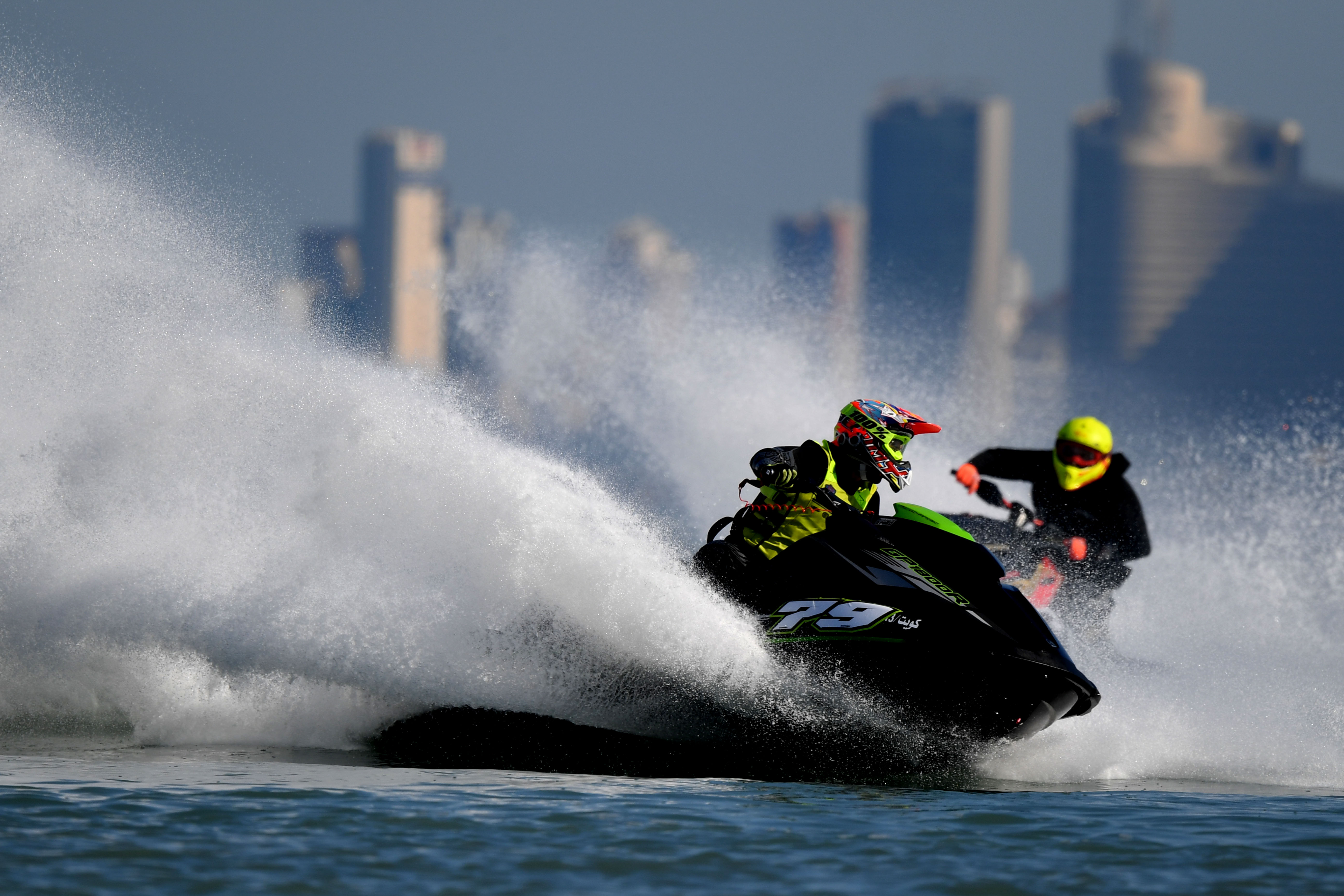 KUNA Three racers proclaimed Kuwait aquabike champions