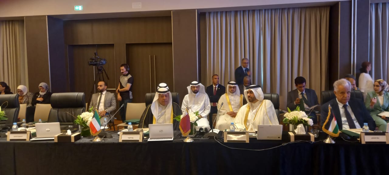 Kuwait Ambassador to Morocco Abdullatif Al-Yahya attends the ministerial meeting