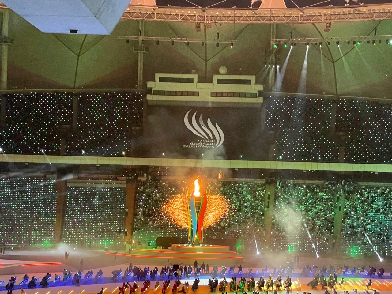 حفل افتتاح دورة الالعاب السعودية بالرياض