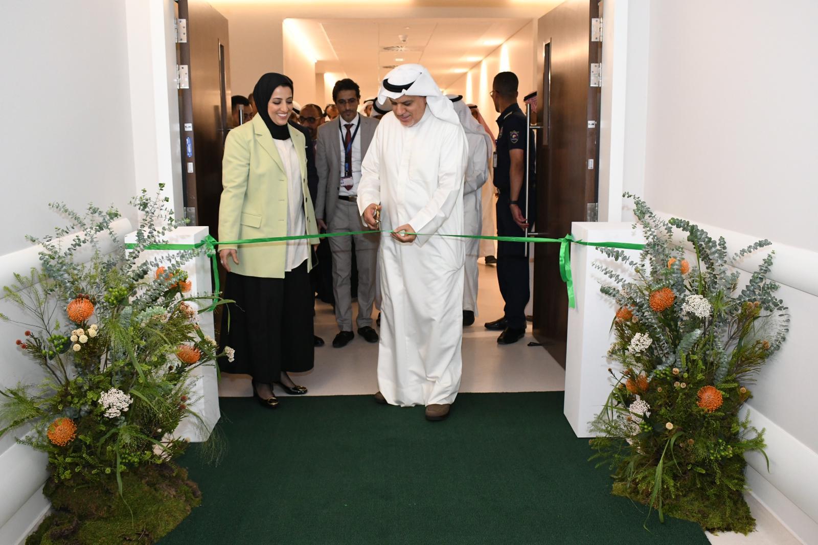 Minister of Health Dr. Khaled Al-Saeed inaugurates an ophthalmic surgery department at Al-Jahra New Hospital