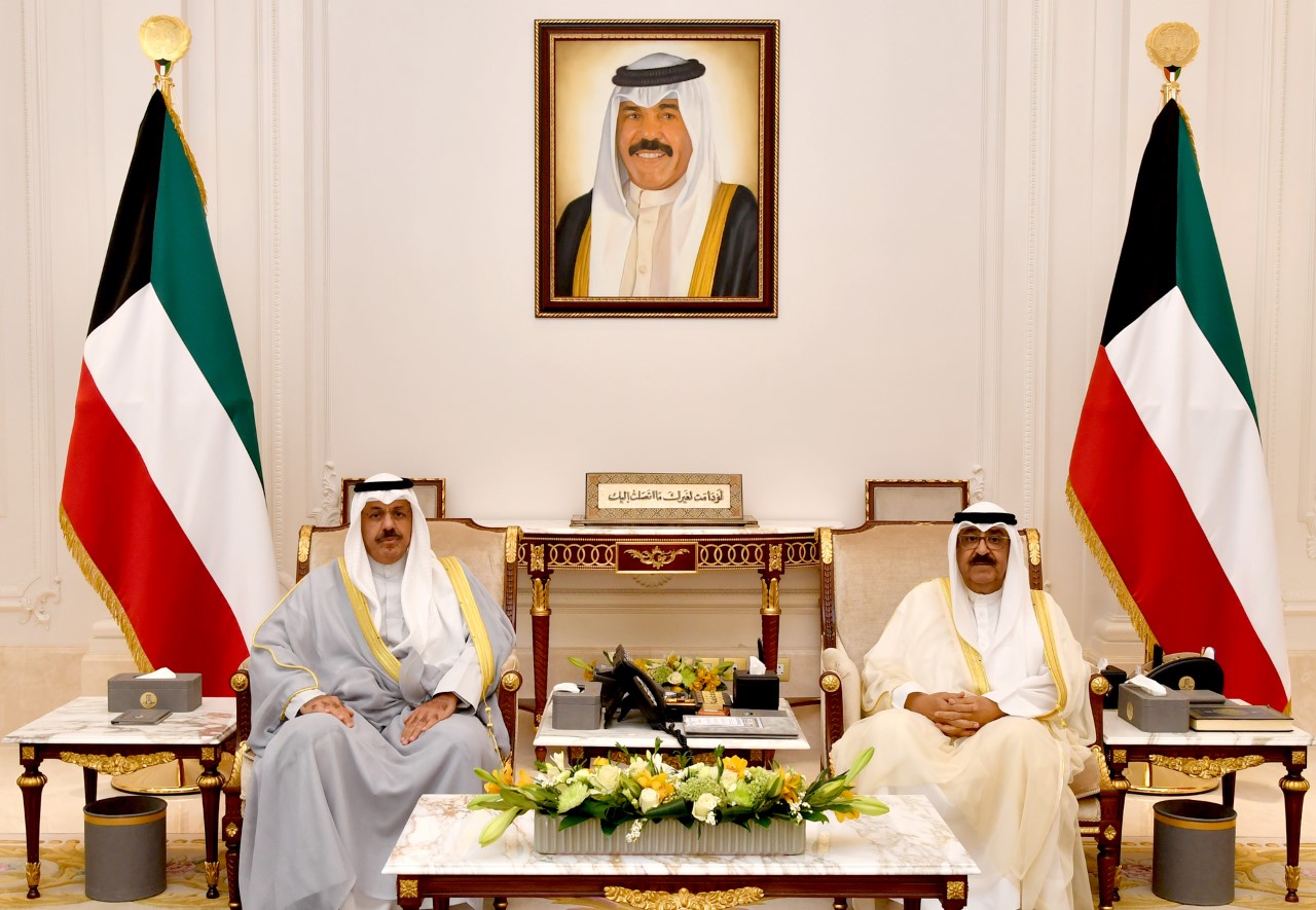 Kuwait Crown Prince receives Sheikh Ahmad Al-Nawaf
