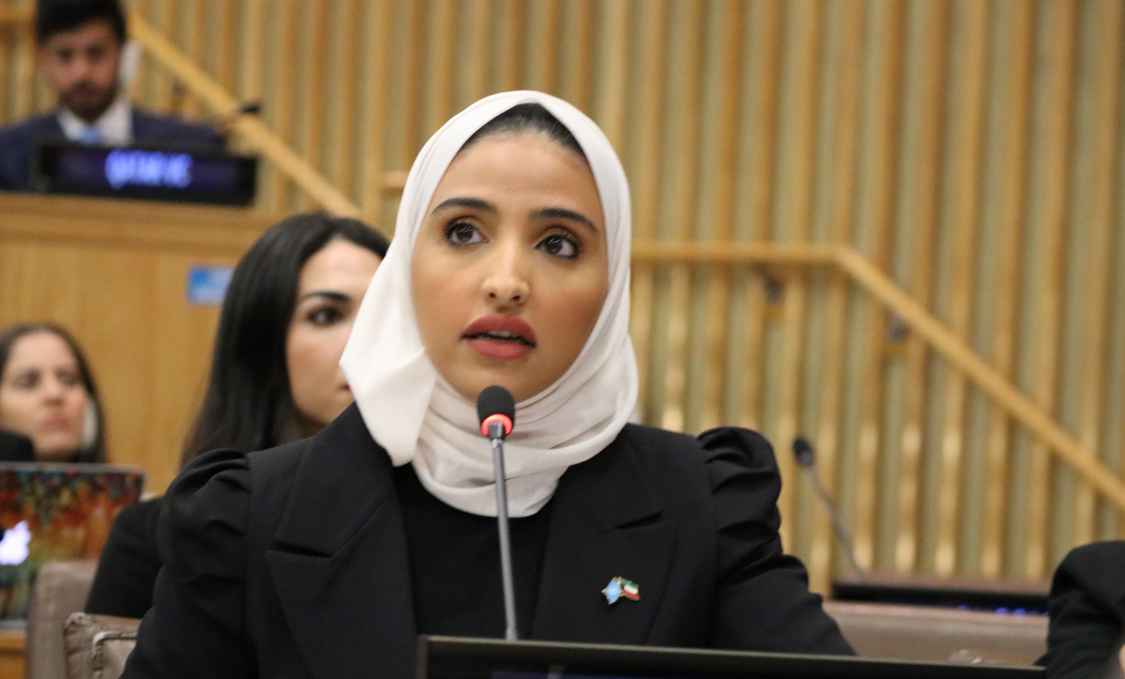The diplomatic attache of the permanent mission at the UN, Mawaddah Al-Mansour