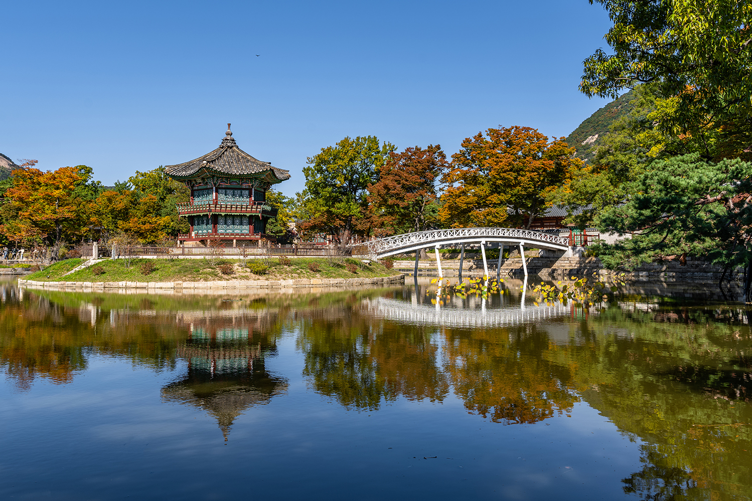 The landmark Gyeongbokgung royal palace