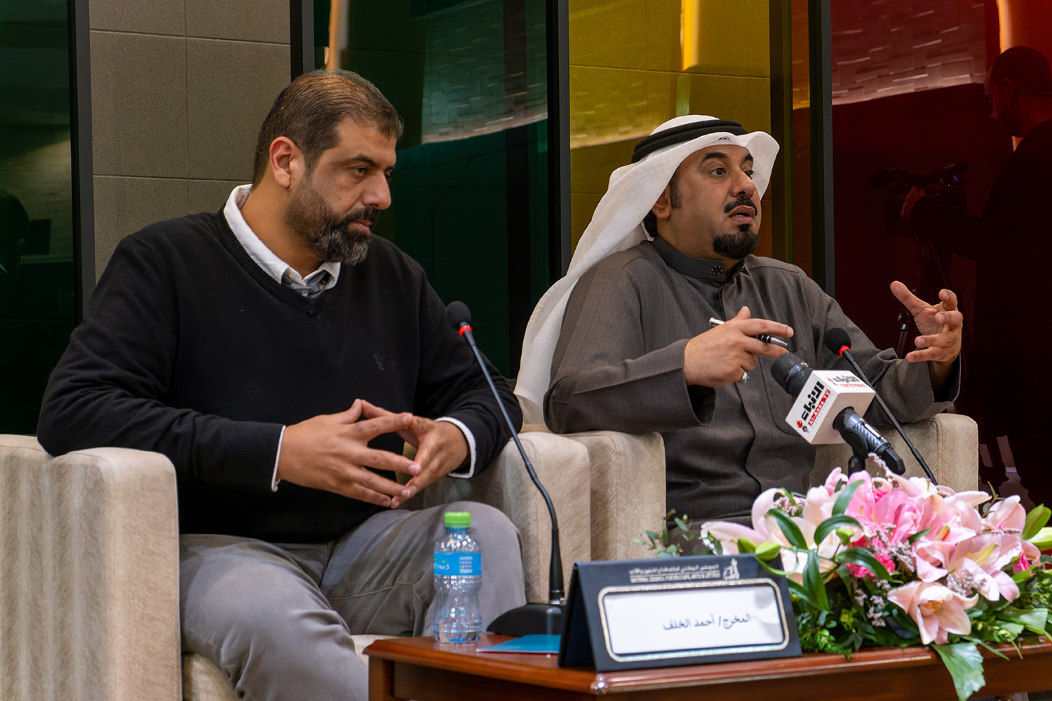 الدكتور فيصل القحطاني والمخرج احمد الخلف