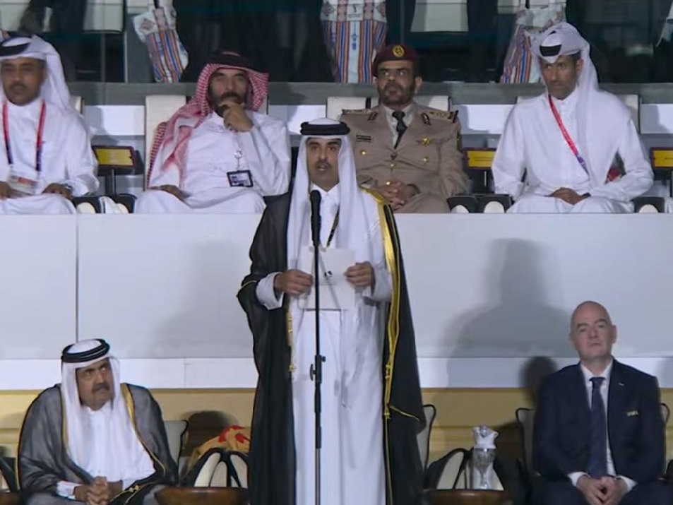 Qatar Amir Sheikh Tamim bin Hamad Al-Thani inaugurated the 2022 FIFA World Cup tournament