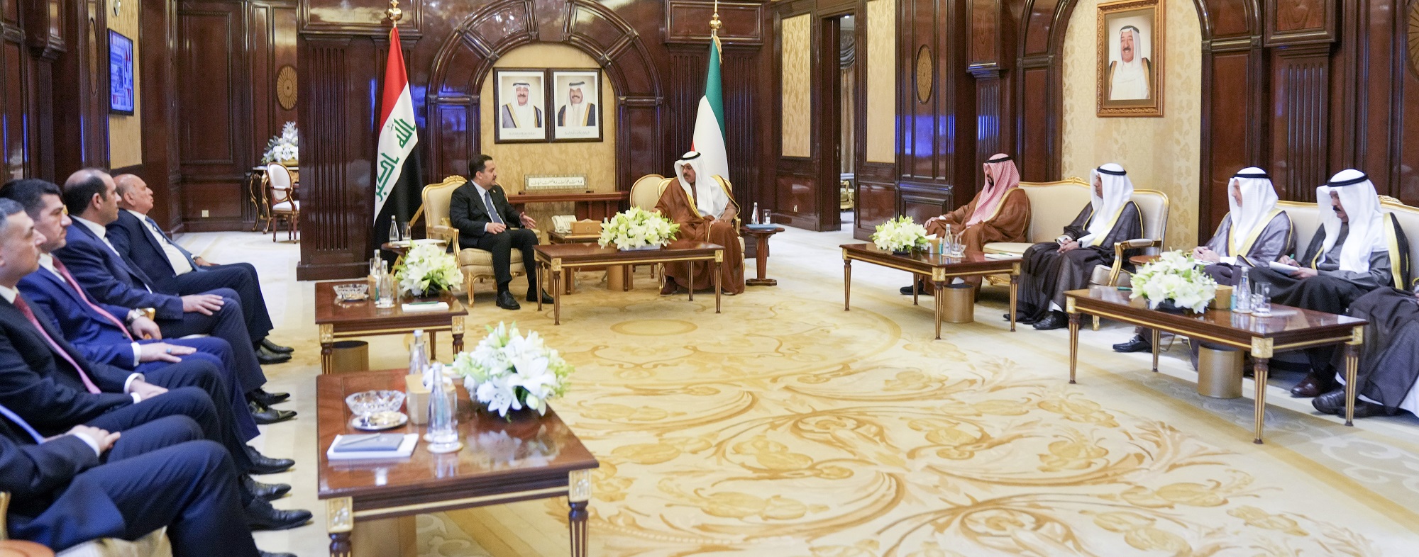 Kuwait PM holds discussions with Iraqi counterpart