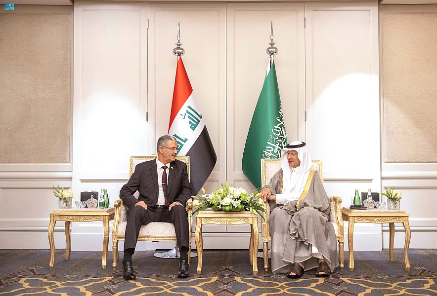 Saudi Energy Minister and Iraqi Deputy Prime Minister and Oil Minister