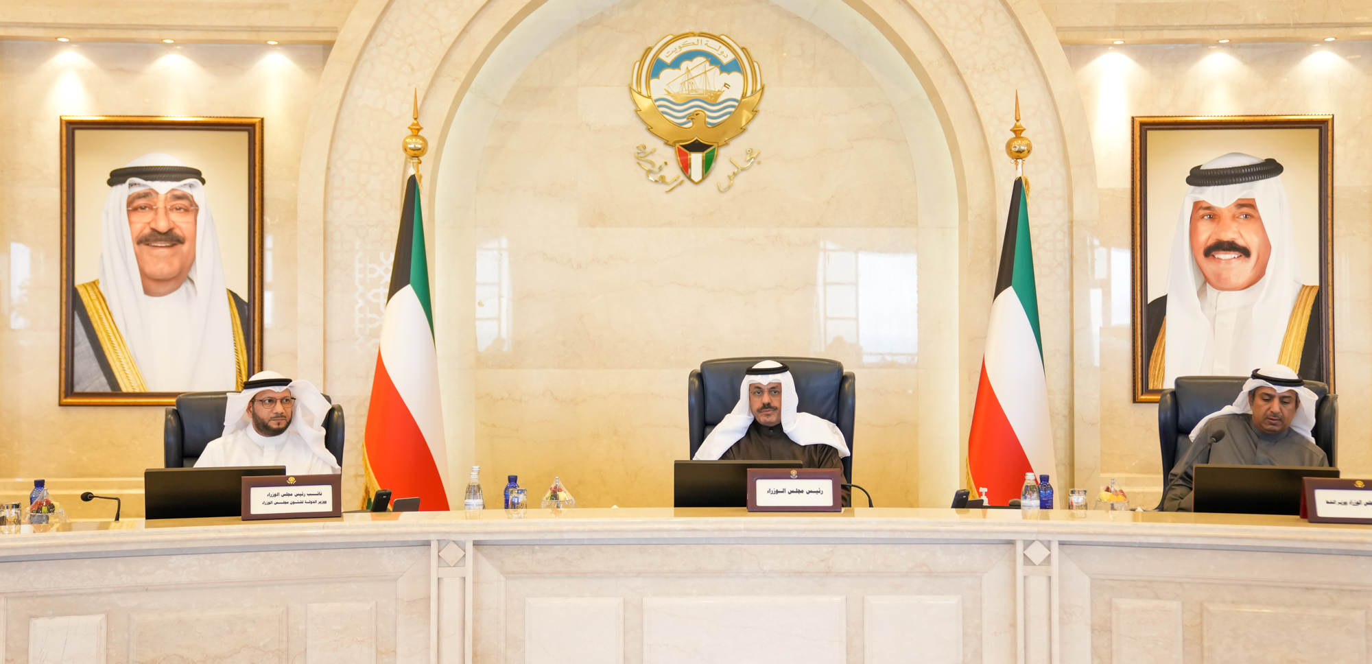 His Highness the Prime Minister Sheikh Ahmad Nawaf Al-Ahmad Al-Sabah presides Cabinet meeting