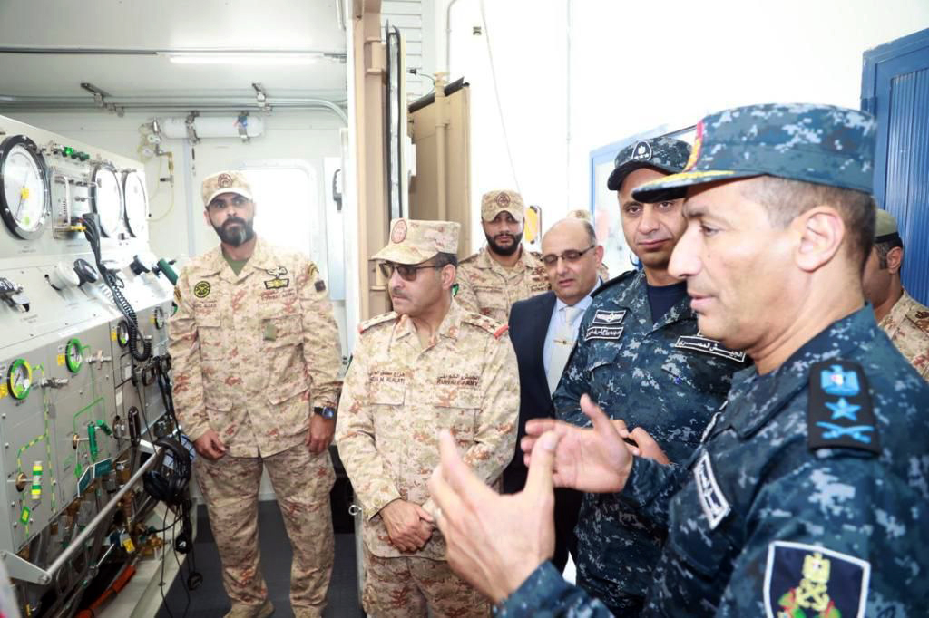 استقبل آمر القوة البحرية الكويتية قائد القوات البحرية المصرية والوفد المرافق له