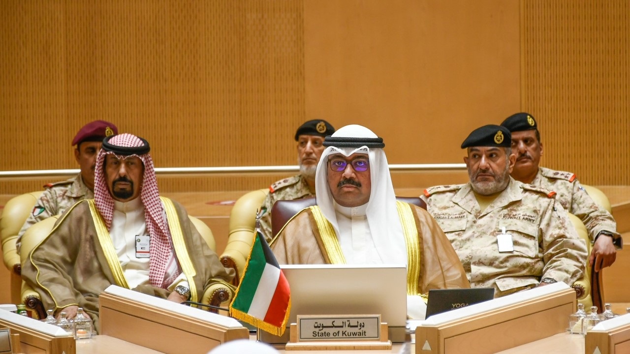 وزير الدفاع الكويتي خلال مشاركته في اجتماع الدورة ال19 لمجلس الدفاع المشترك لوزراء الدفاع بدول مجلس التعاون الخليجي