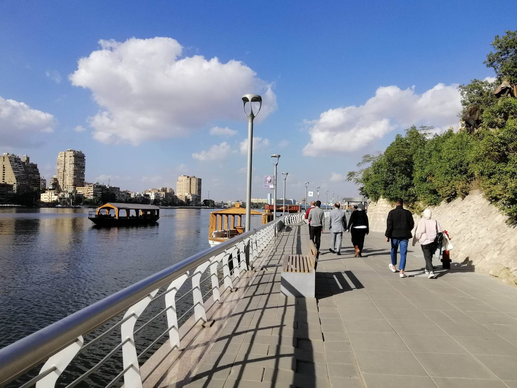 KUNA : "Ahl Masr" walkway in Cairo encourages positive lifestyles ...