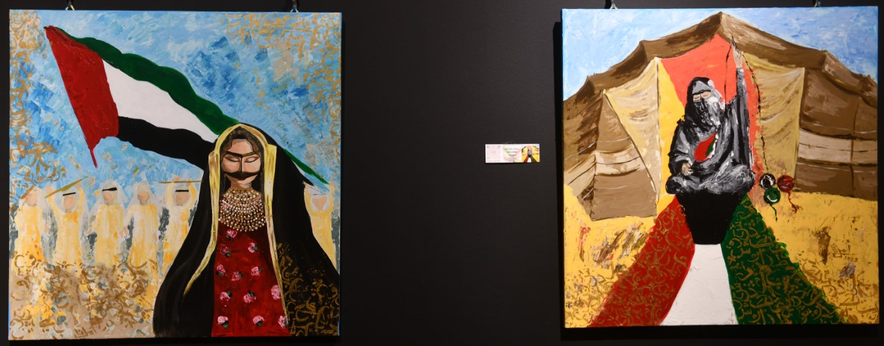 معرض فني كويتي اماراتي مشترك
