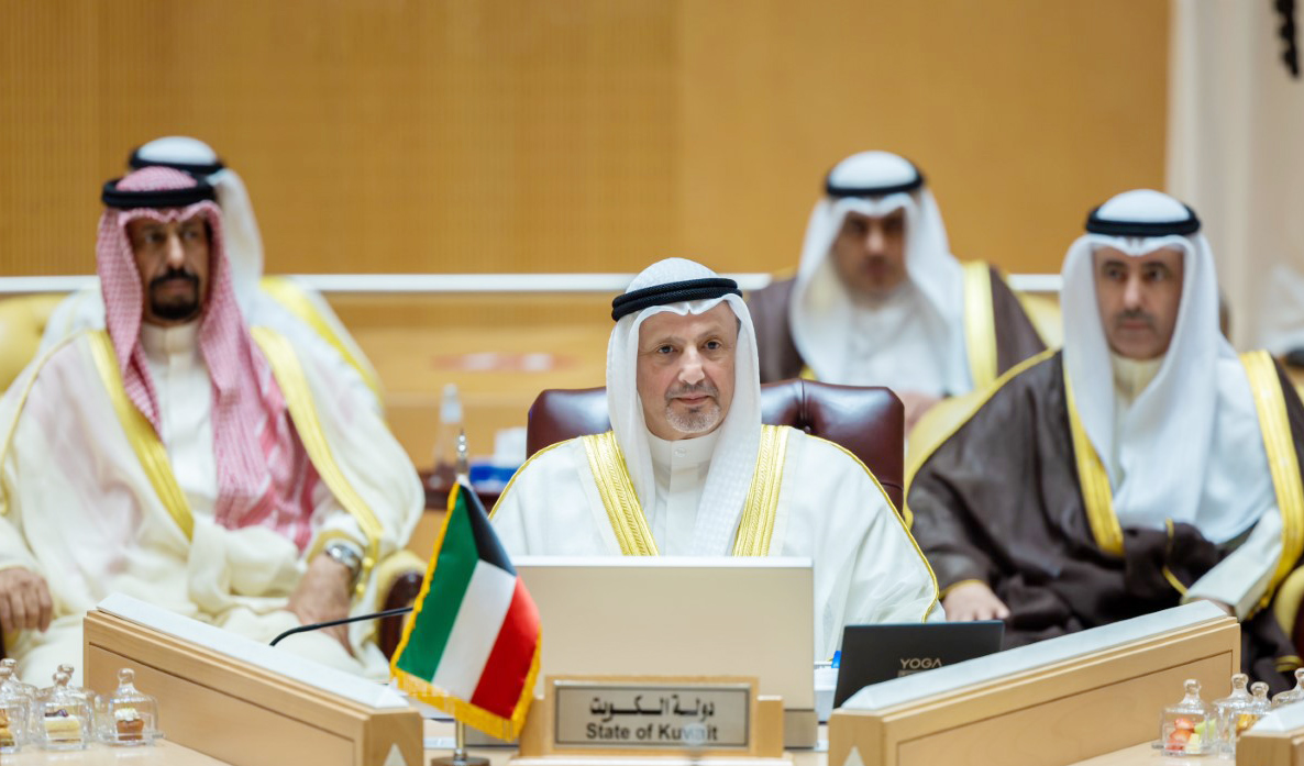 La délégation du Koweït participant à la réunion du CCG