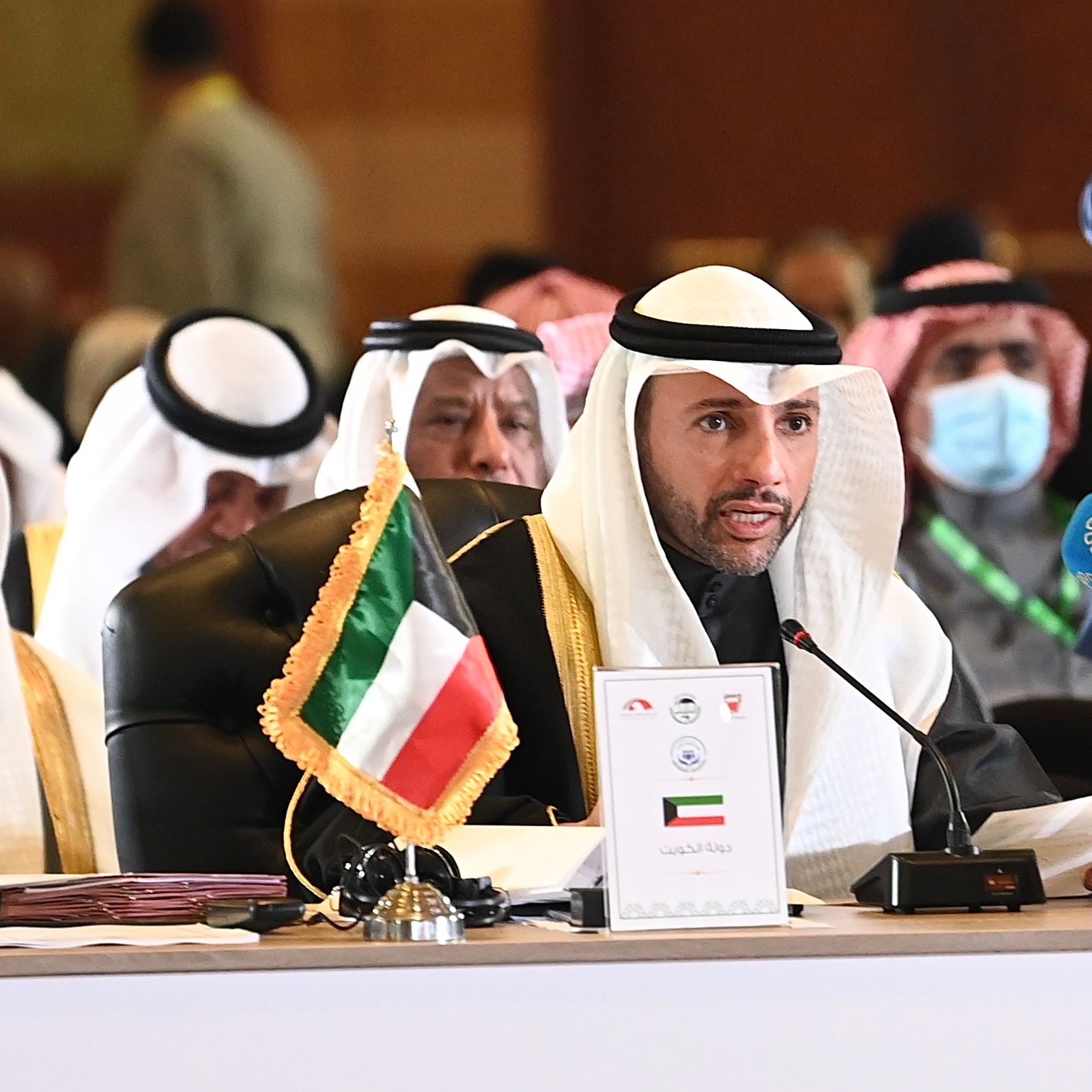 رئيس مجلس الامة مرزوق على الغانم خلال مشاركته في المؤتمر ال 32 للاتحاد البرلماني العربي