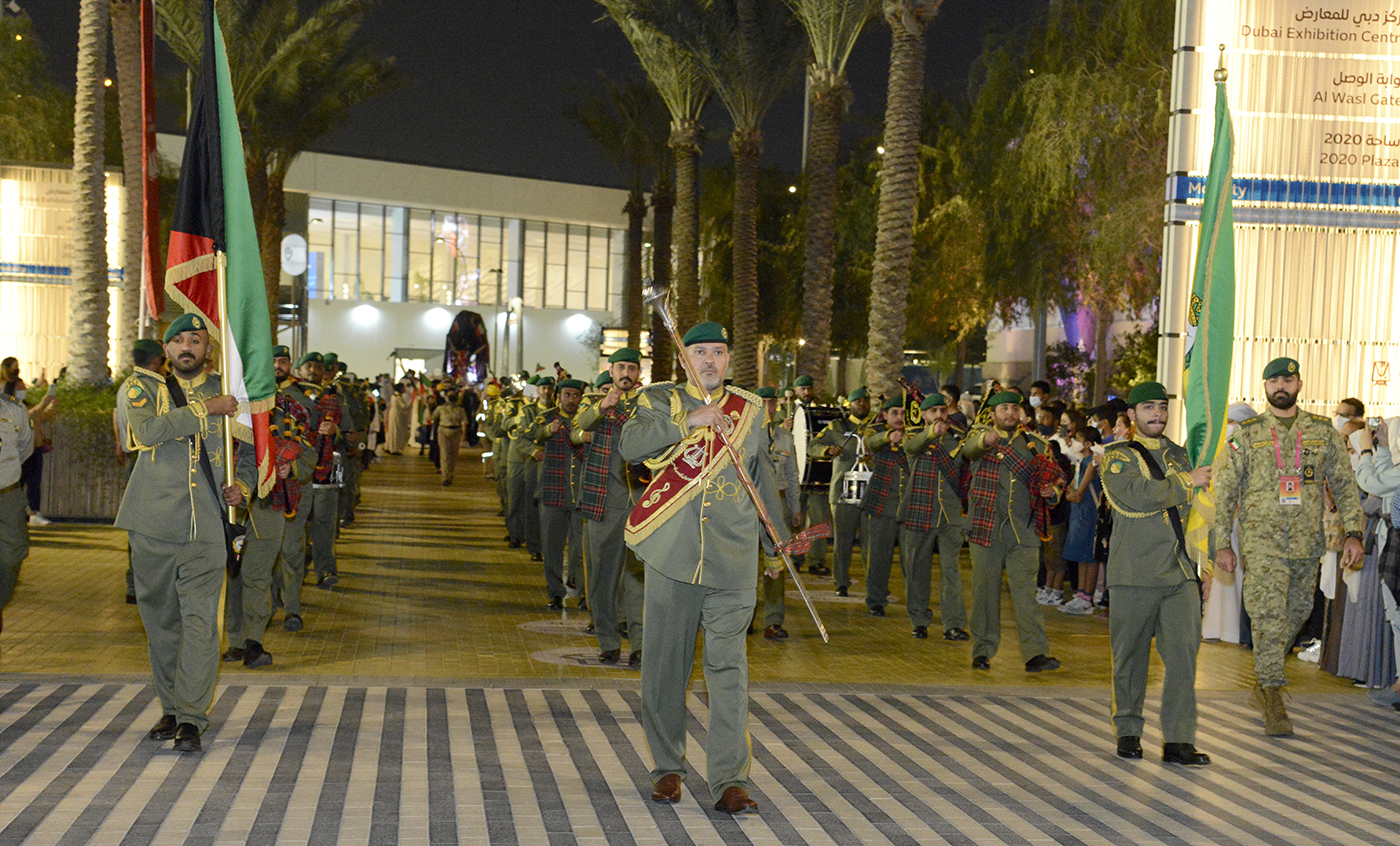 الحرس الوطني الكويتي اثناء المسير