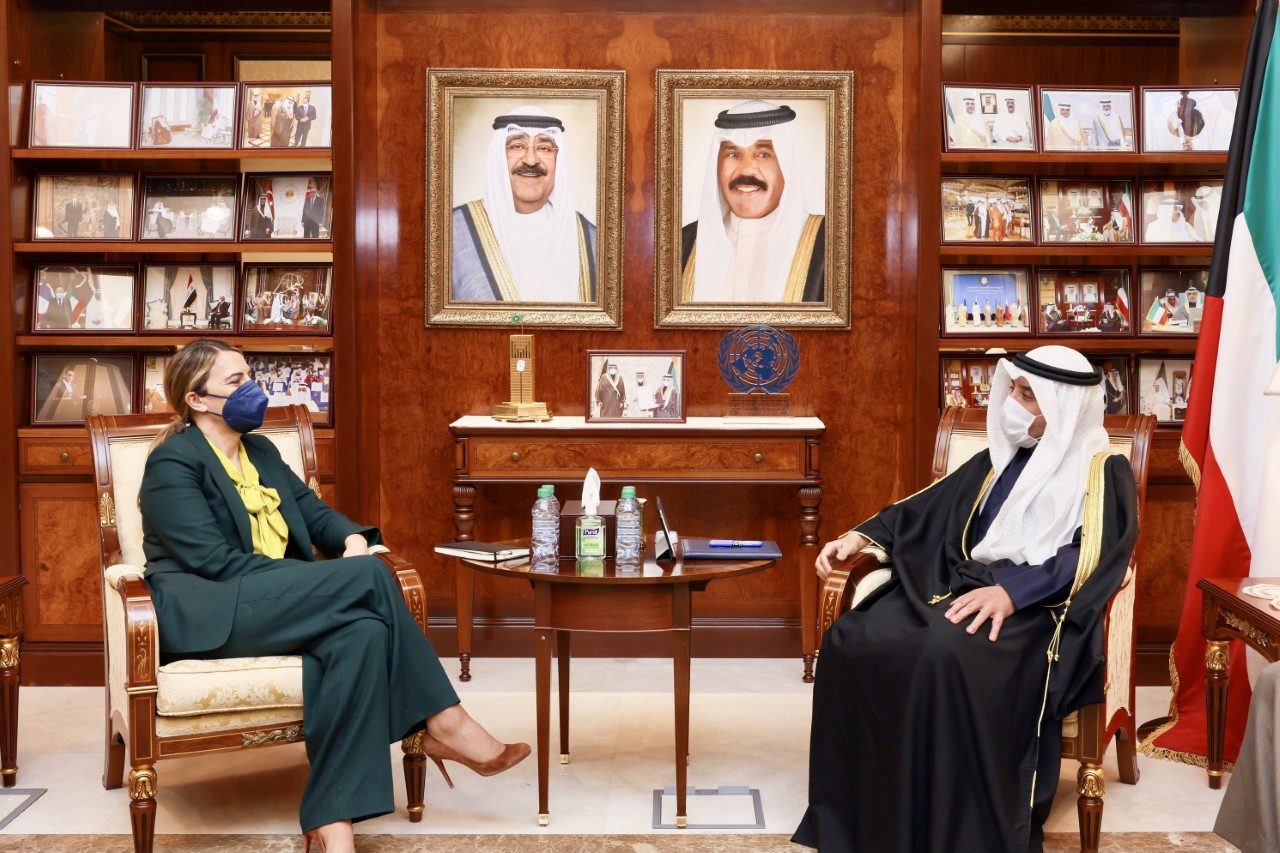 Kuwait's Foreign Minister meets US Acting Assistant Secretary of State for Near Eastern Affairs