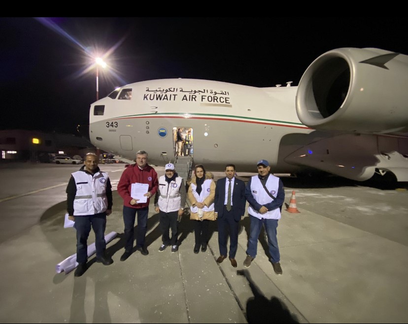 Kuwaiti aid plane arrives in Poland for Ukrainian refugees